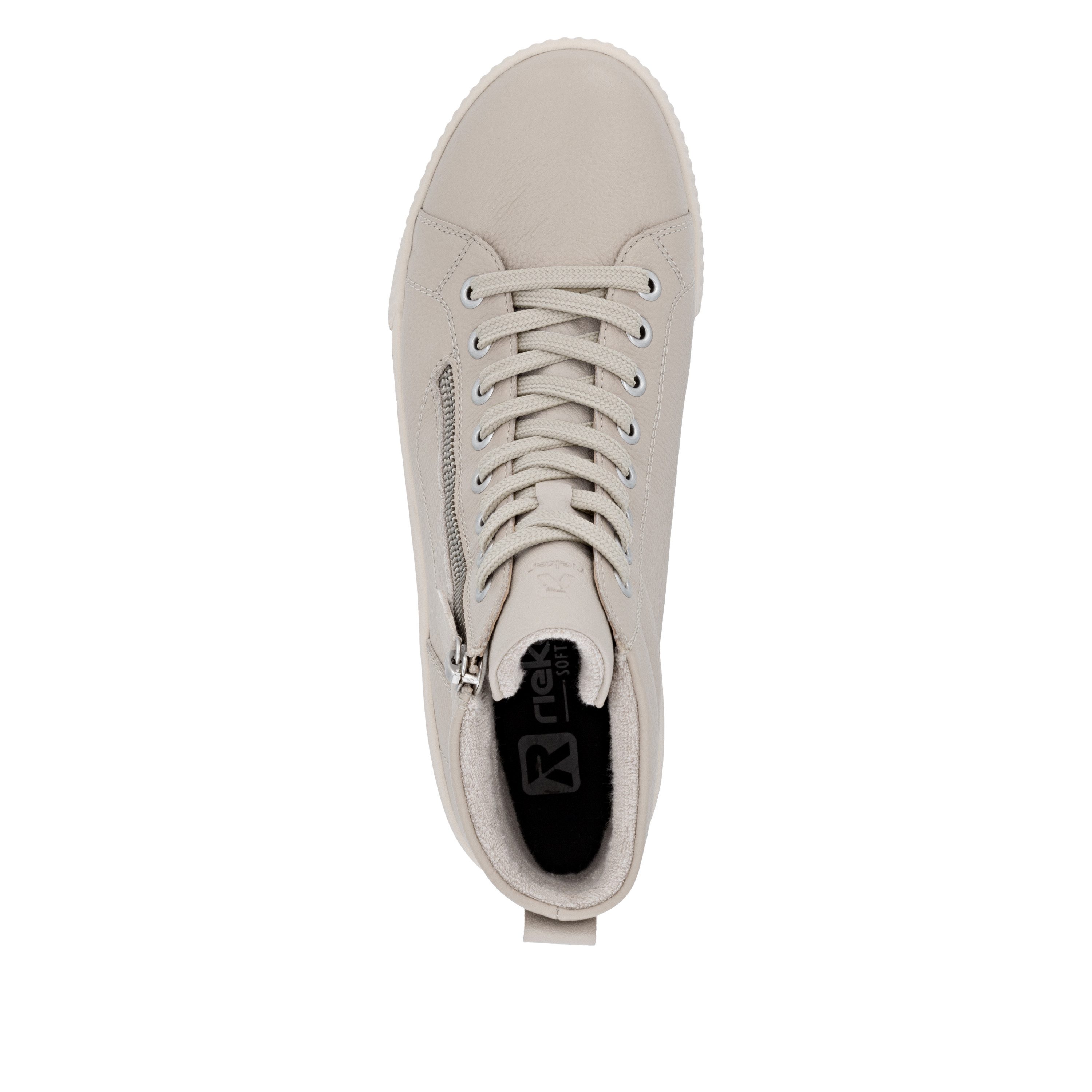 RIEKER Sport Hoge veterschoenen ankle boot, high top sneaker, leisure boots with zipper