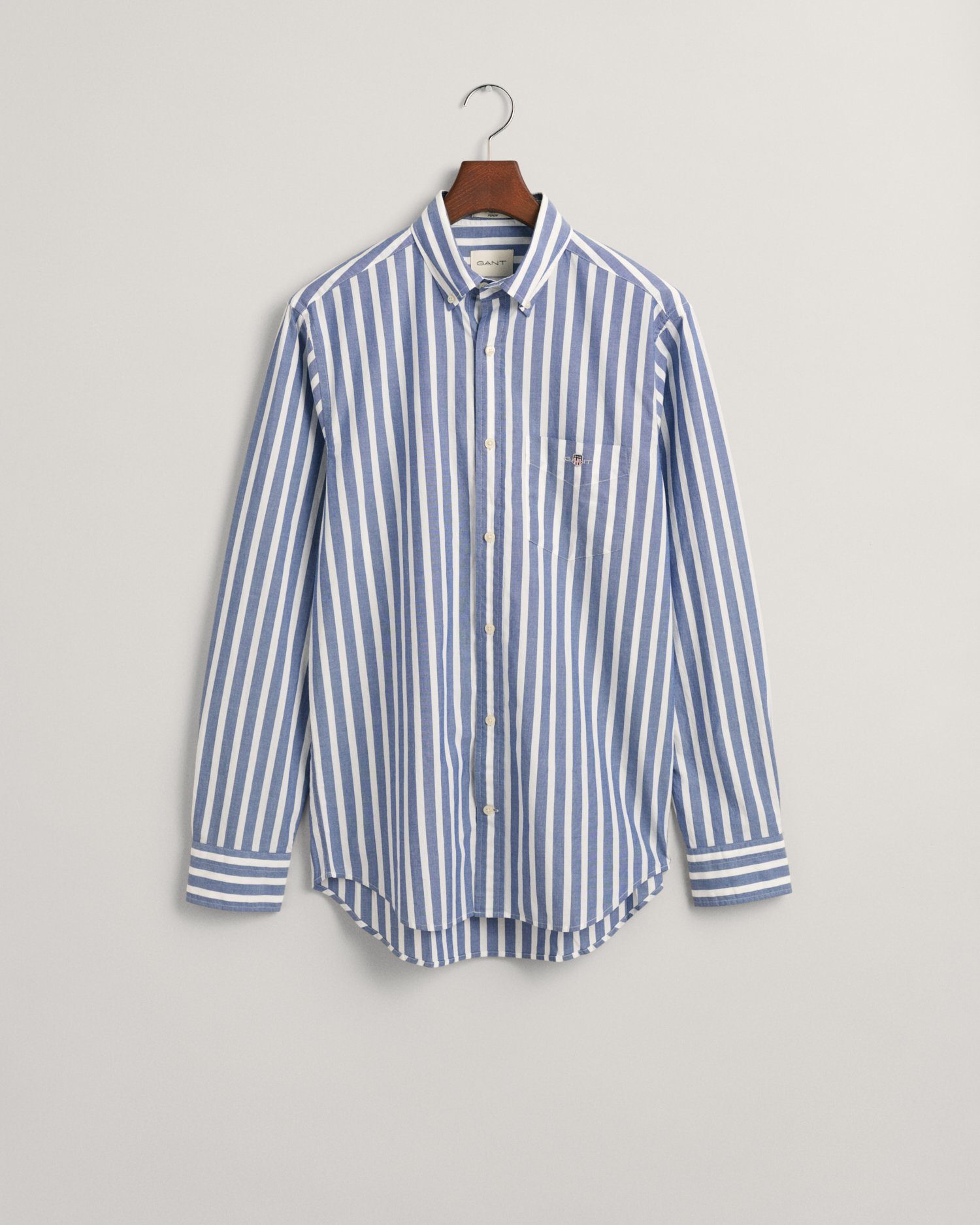 Gant Overhemd met lange mouwen REG WIDE POPLIN STRIPE SHIRT