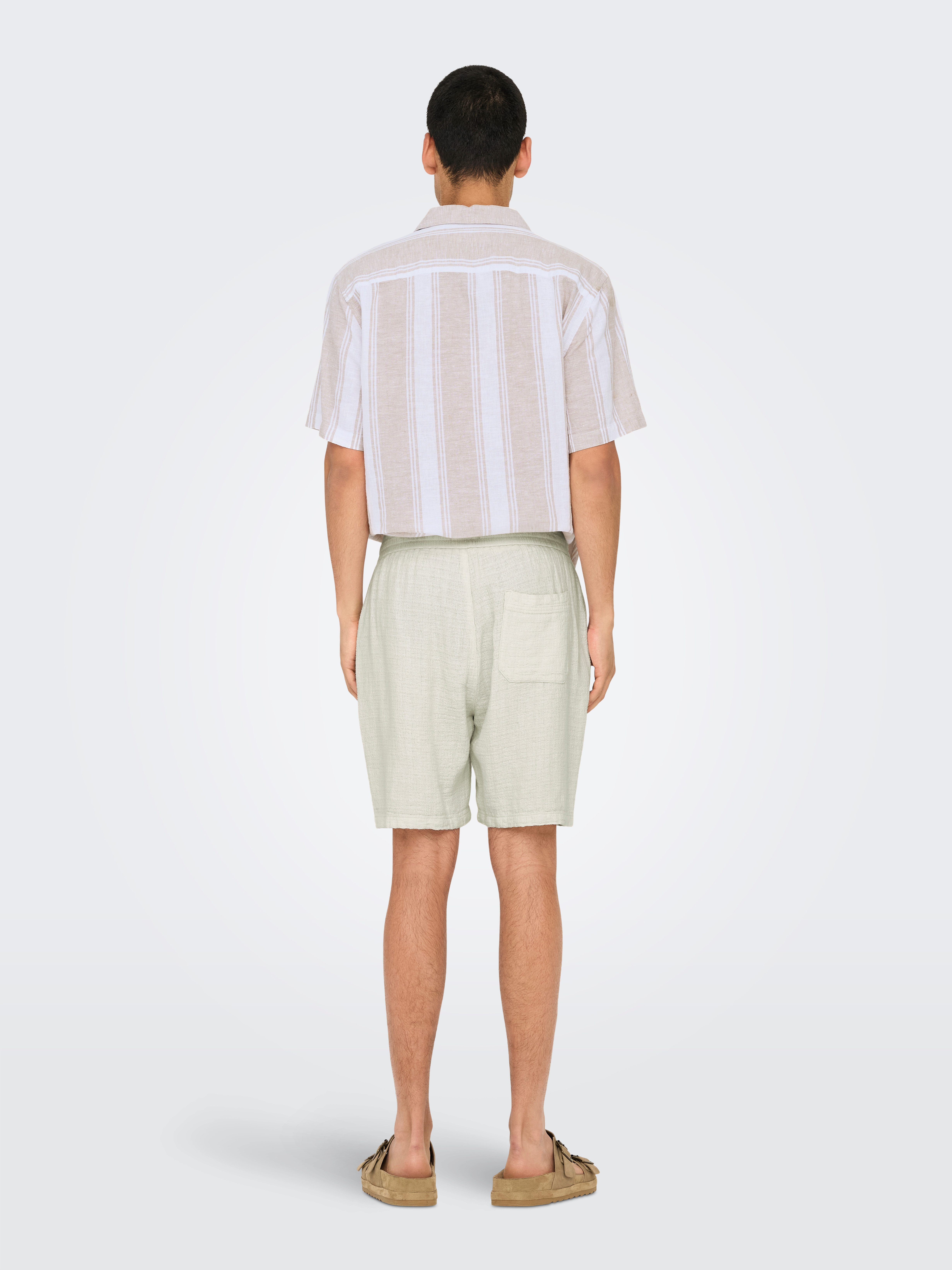 ONLY & SONS Short ONSTEL LINEN LATHAM 0257 SHORTS