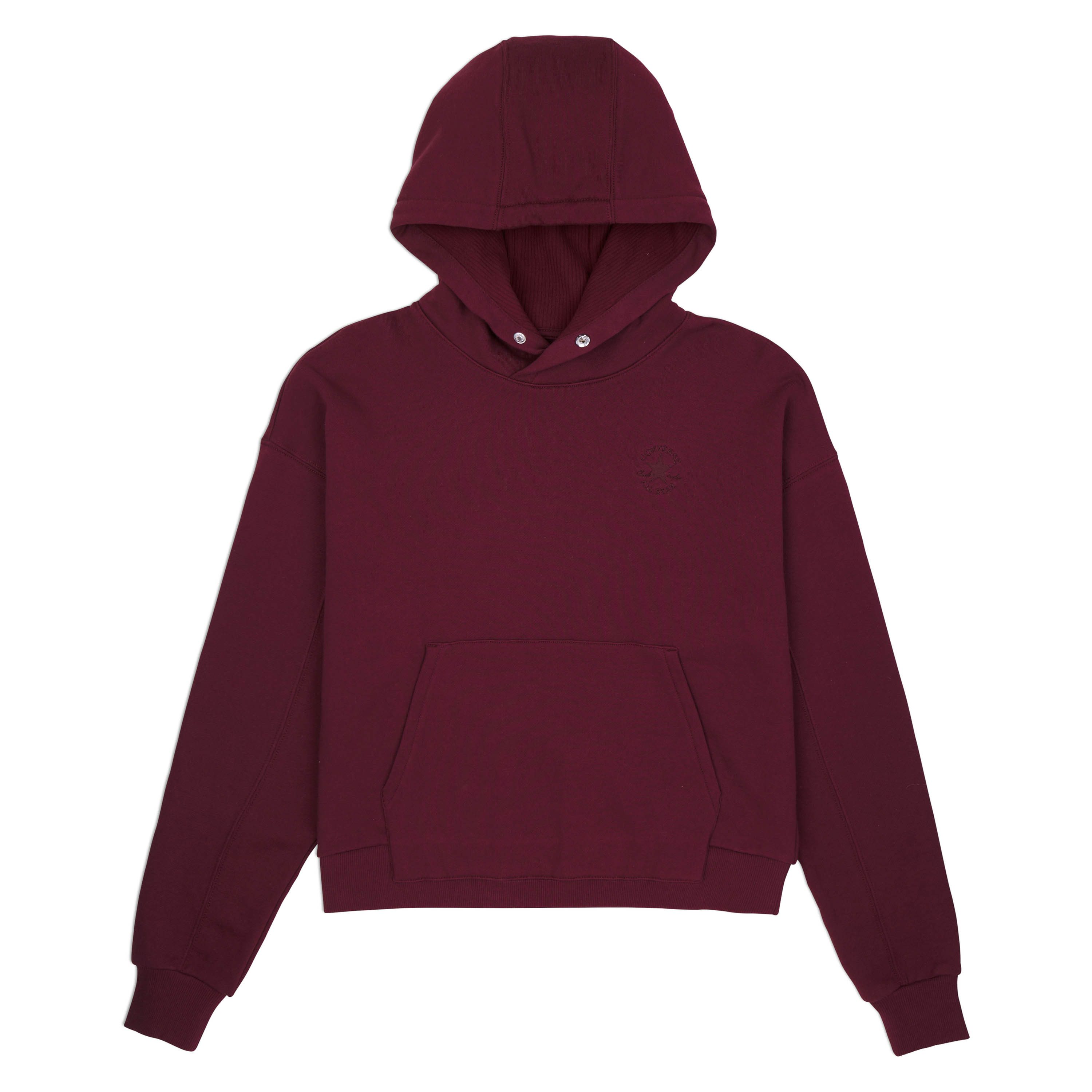 Converse Hoodie WOMEN'S CONVERSE POLAR FLEECE OVERSIZED HOODIE dames truien met capuchon maat L (40) paars