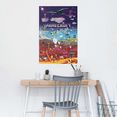 reinders! poster minecraft - world beyond (1 stuk) multicolor