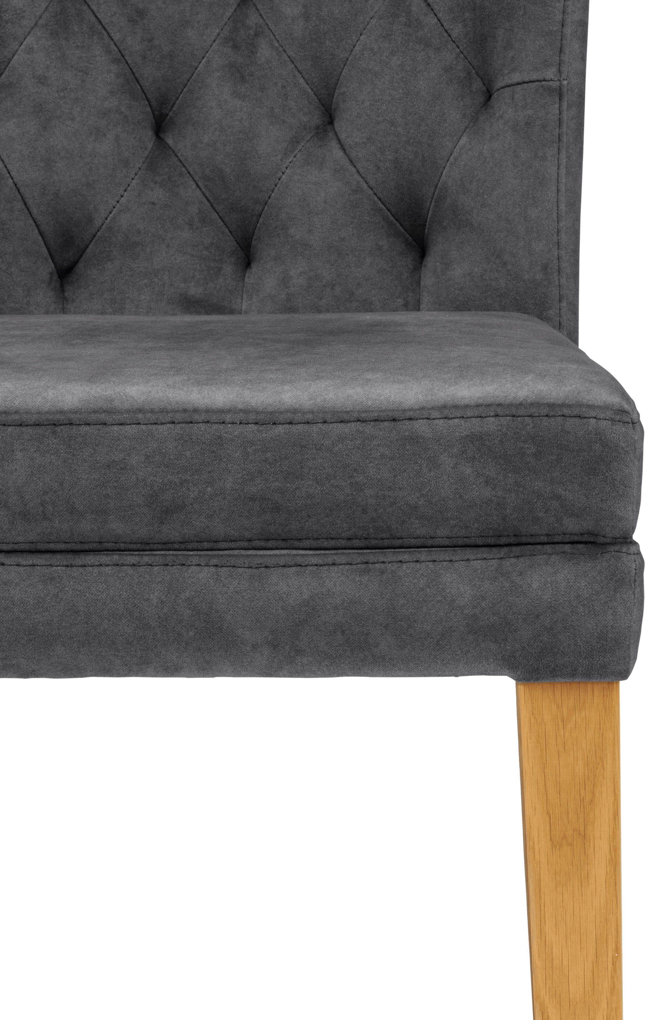 Home affaire Eetkamerstoel Colorado BESTSELLER Polsterstoel Poten in eiken of noten. In set van 2, 4 of 6