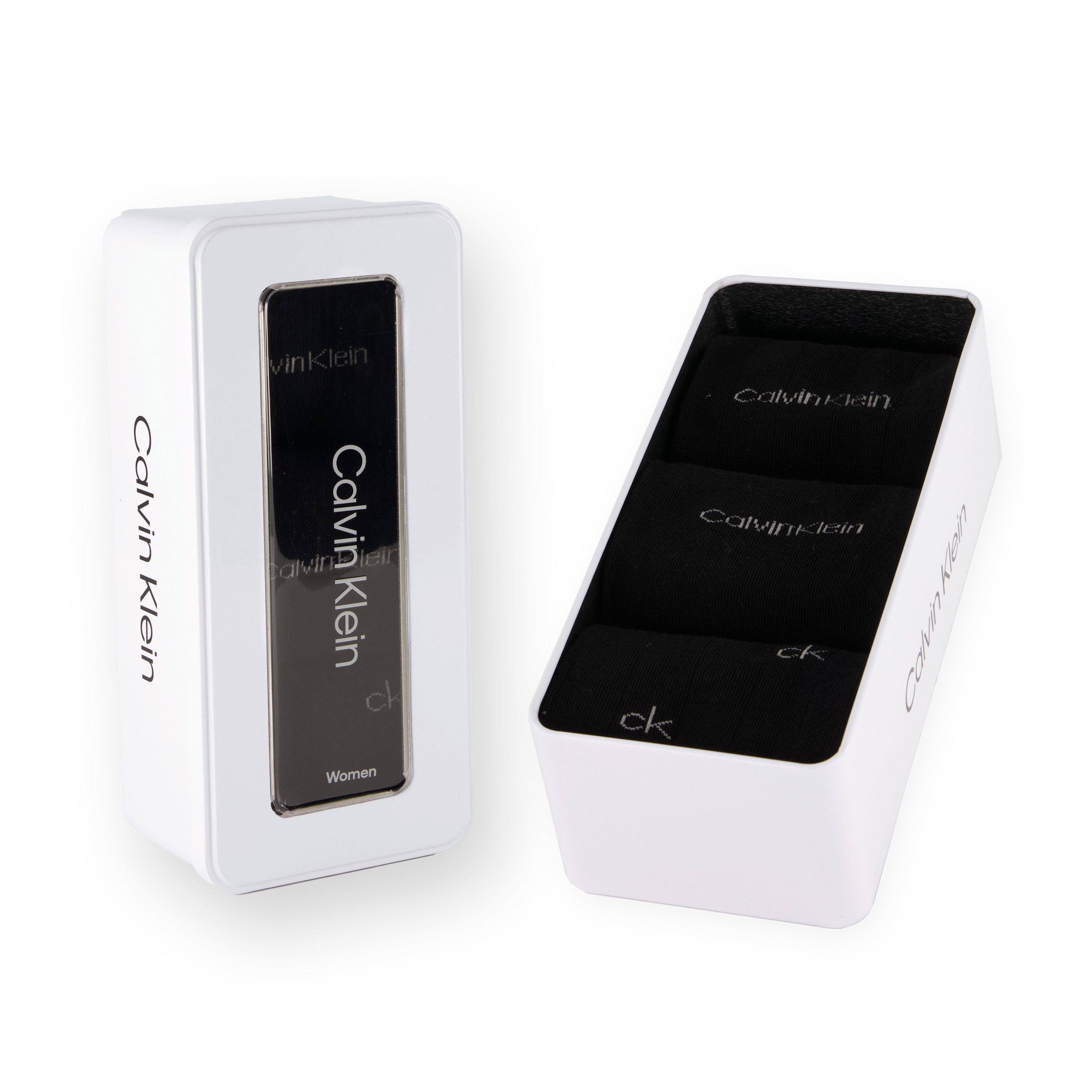 Calvin Klein Sokken CK WOMEN SOCK 3P GIFTBOX GRID AOP (Set van 3)