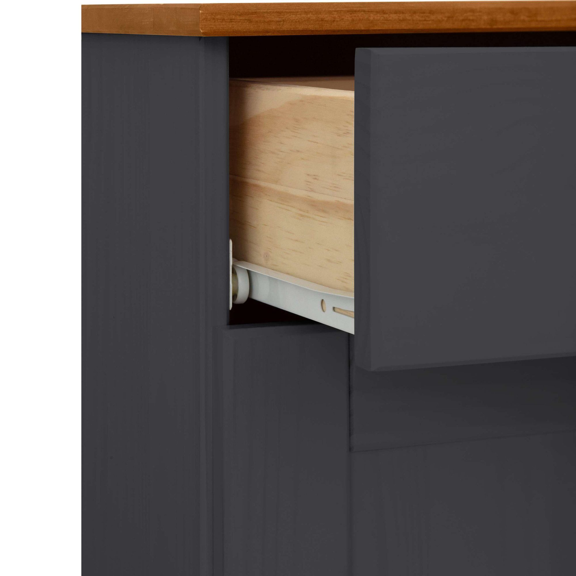Home affaire Onderkast Rodby Massief, FSC®-gecertificeerd hout, breedte 60 cm, hoogte 80 cm