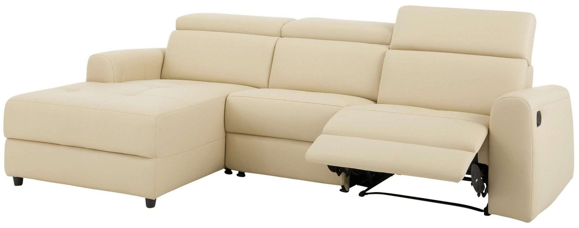 Home affaire Hoekbank Sentrano, L-vorm, 275 cm, man. of electr. relaxfunctie en usb/kopverstelling