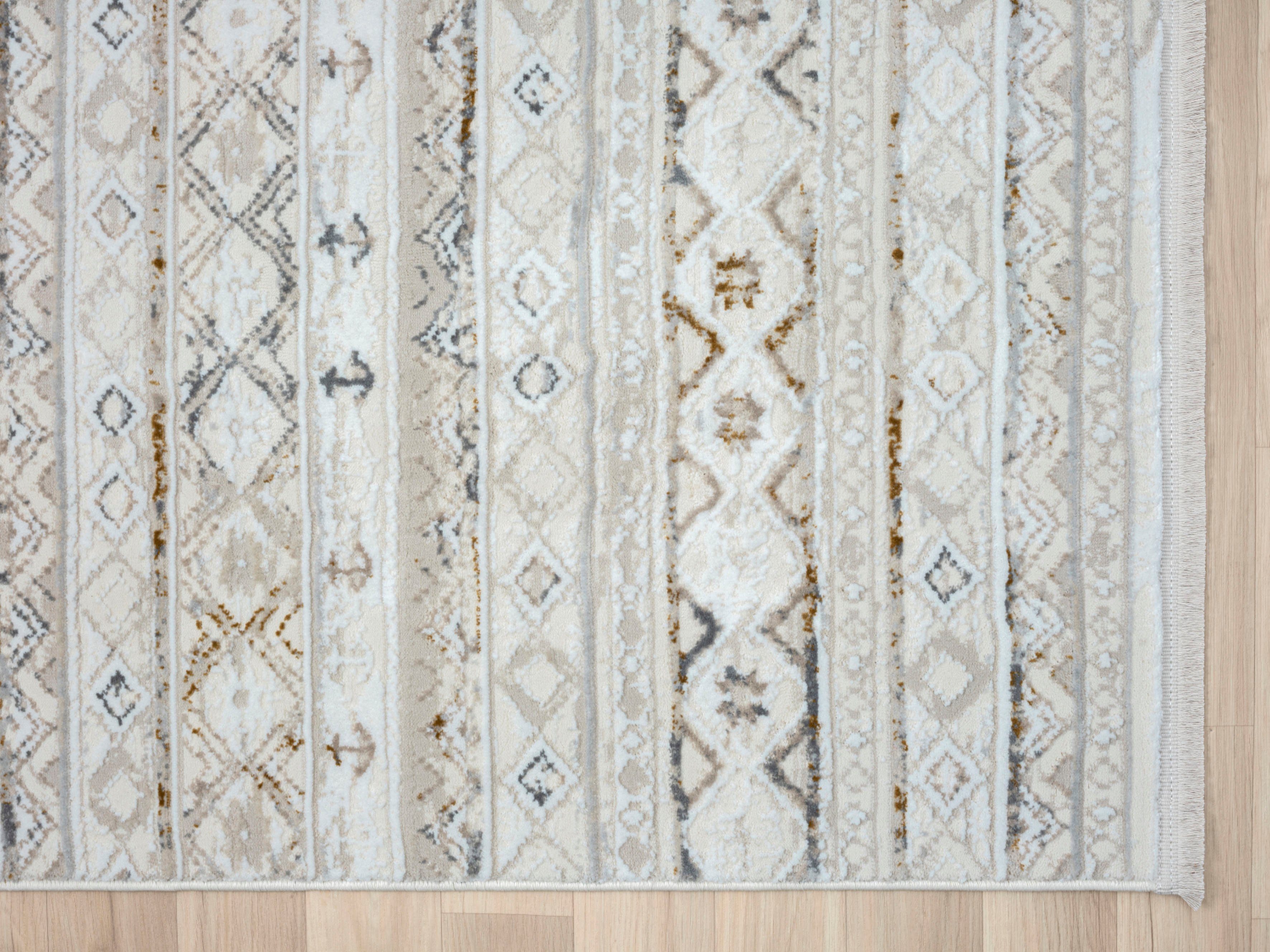 Myflair Möbel & Accessoires Vloerkleed Mijn Nomady voorraadopruiming Kortpolig, Scandi-ontwerp, bijzonder zacht door microvezel, met franjes