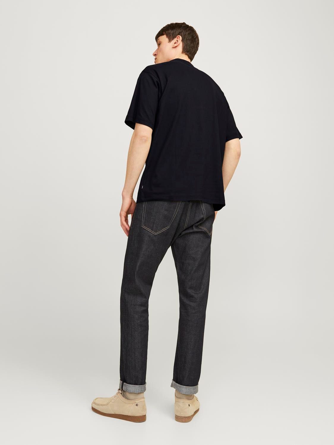 Jack & Jones Shirt met ronde hals JPRBLACHAD BRANDING SS CREW NECK TEE SN