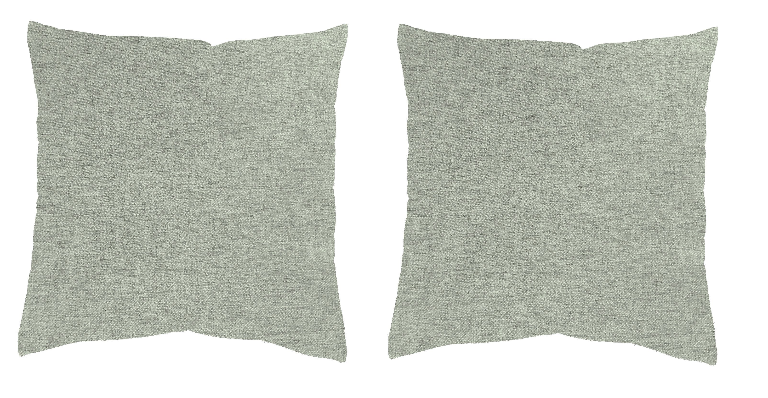 HOME WOHNIDEEN Kussenhoes LUCIO 2-DELIG PAKKET MET VULLING (2 stuks) sierkussens maat 50 cm x 50 cm groen