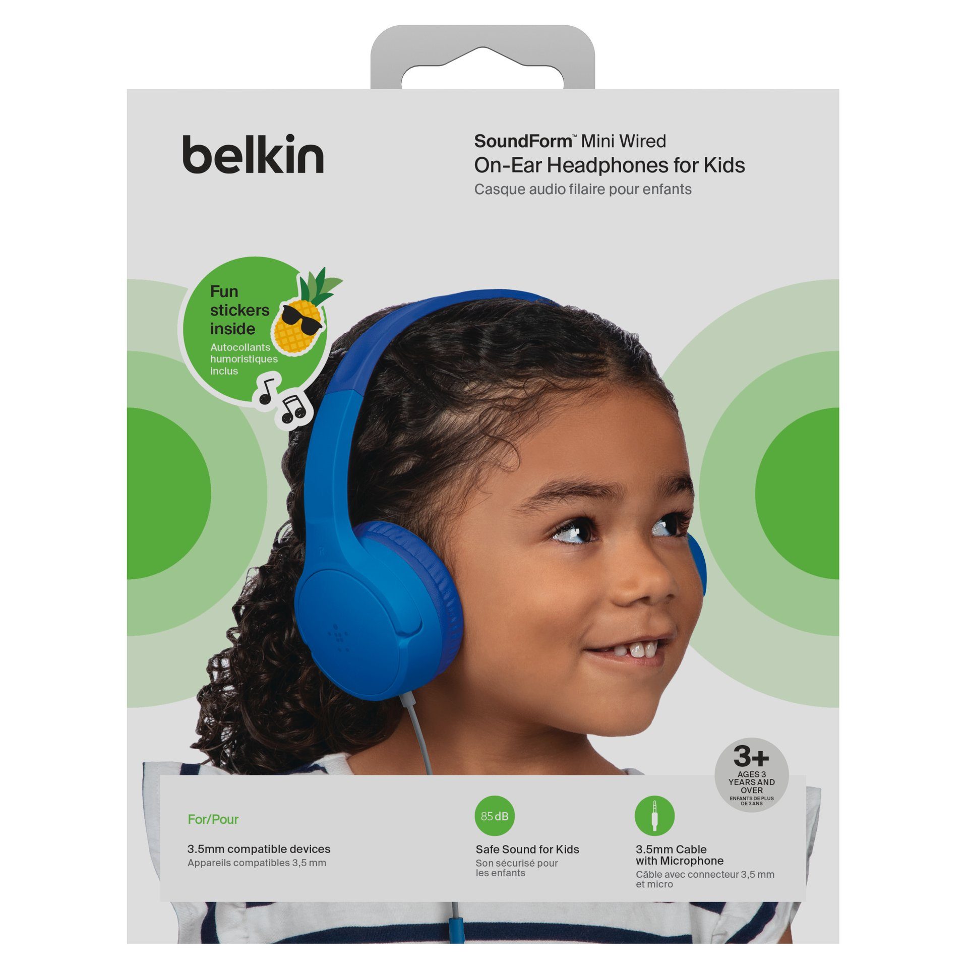 Belkin Kinder koptelefoon SOUNDFORM Mini via een vaste verbinding