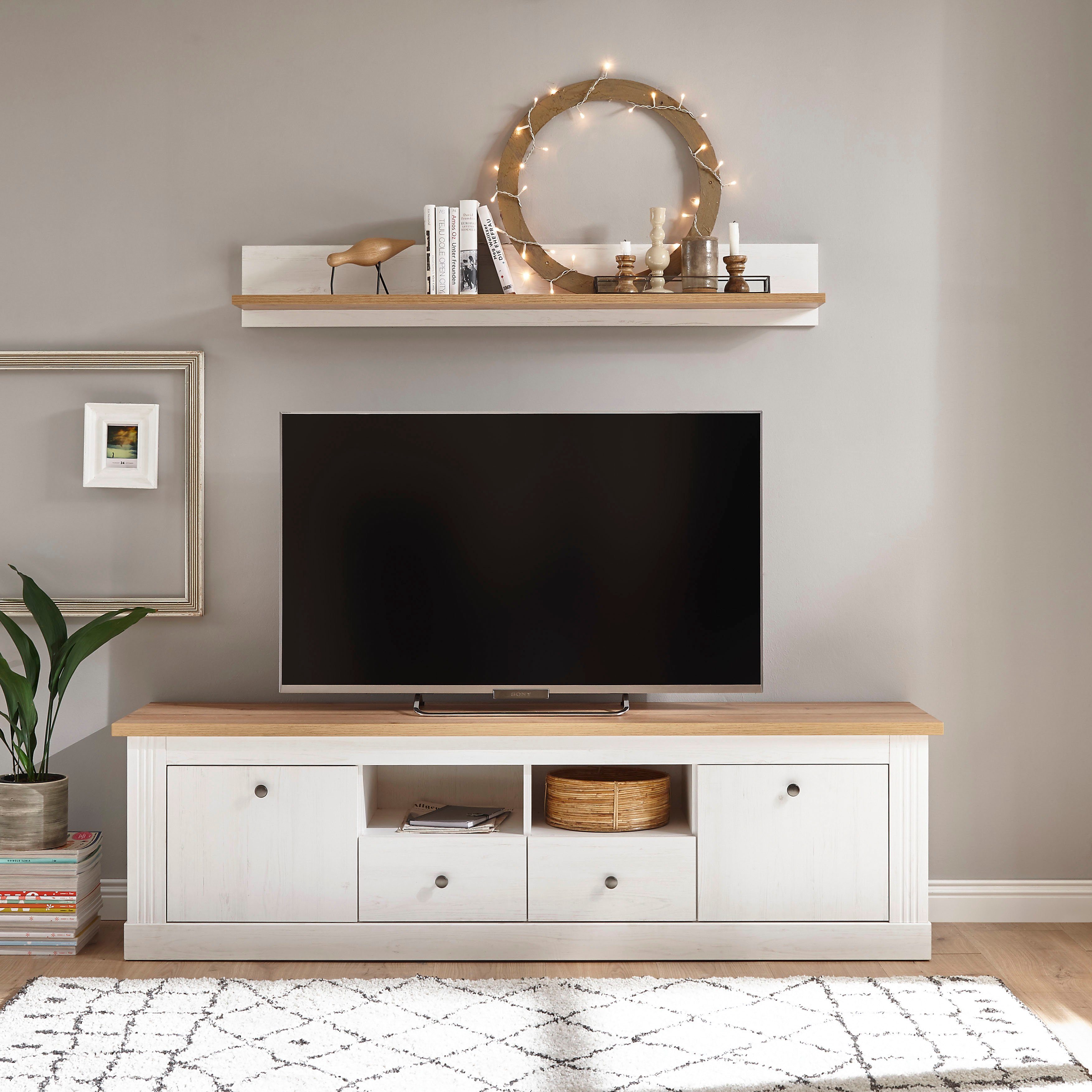 Home affaire Wandmeubel Westminster in romantische landelijke stijl (set, 2-delig)