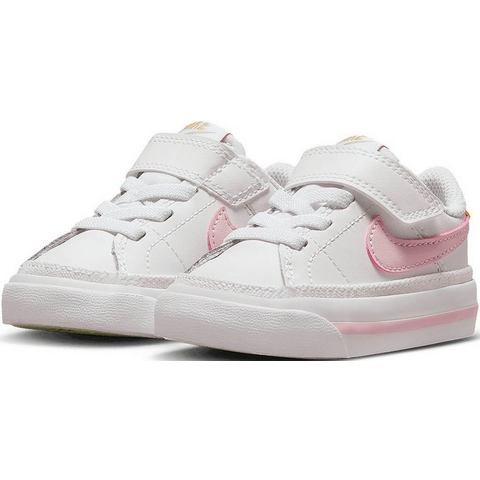 Nike Nike court legacy sneakers wit-roze kinderen kinderen