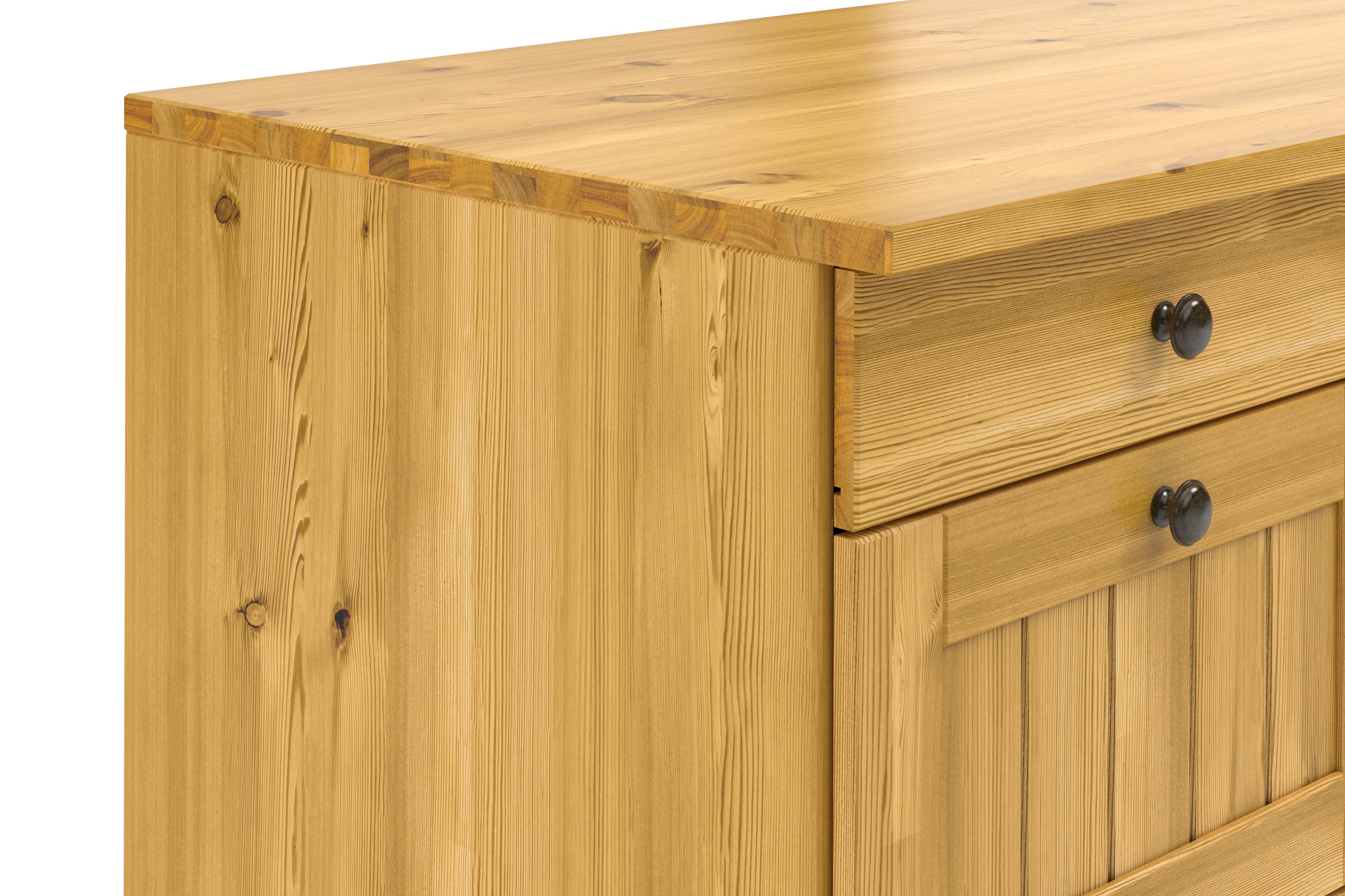 Home affaire Onderkast Alby2 , met metalen handgrepen, breedte 100 cm
