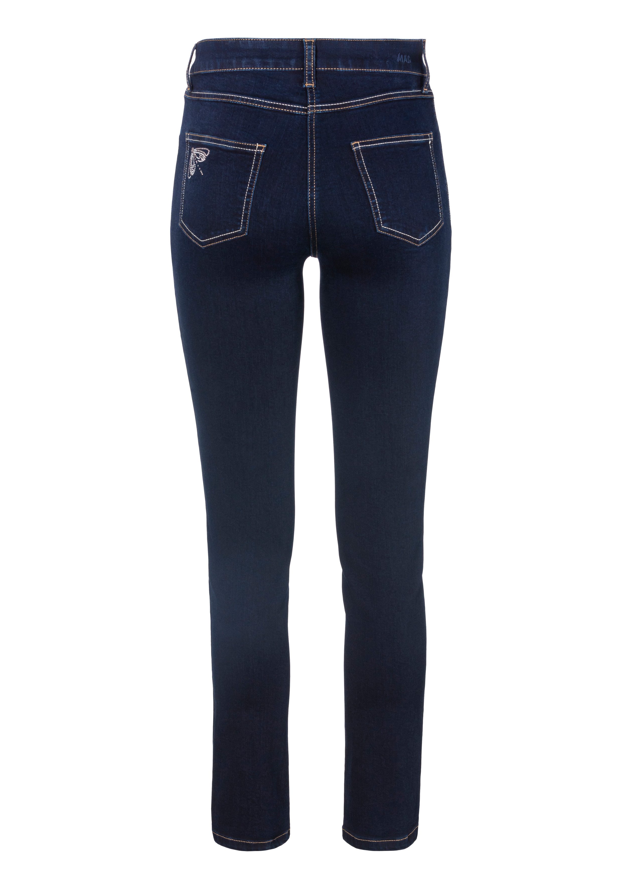 MAC Straight jeans MELANIE dragon-fly Decoratieve nietendetails op de achterzak