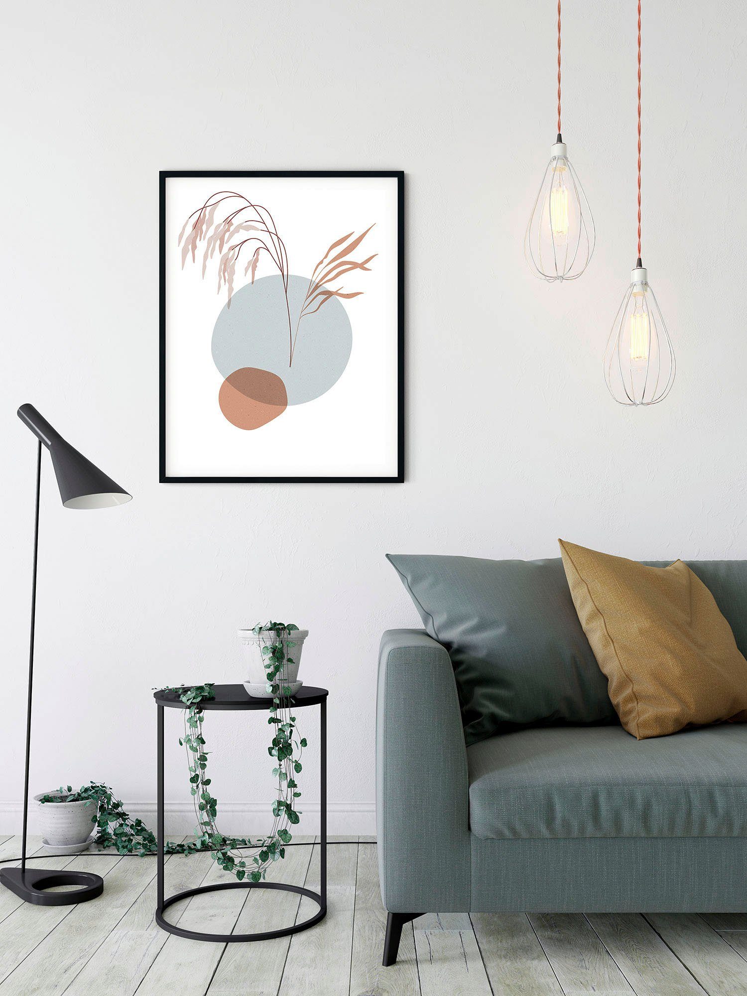 Komar Wanddecoratie Bohemian Reedbeds Wanddecoratie - zonder lijst (1 stuk)