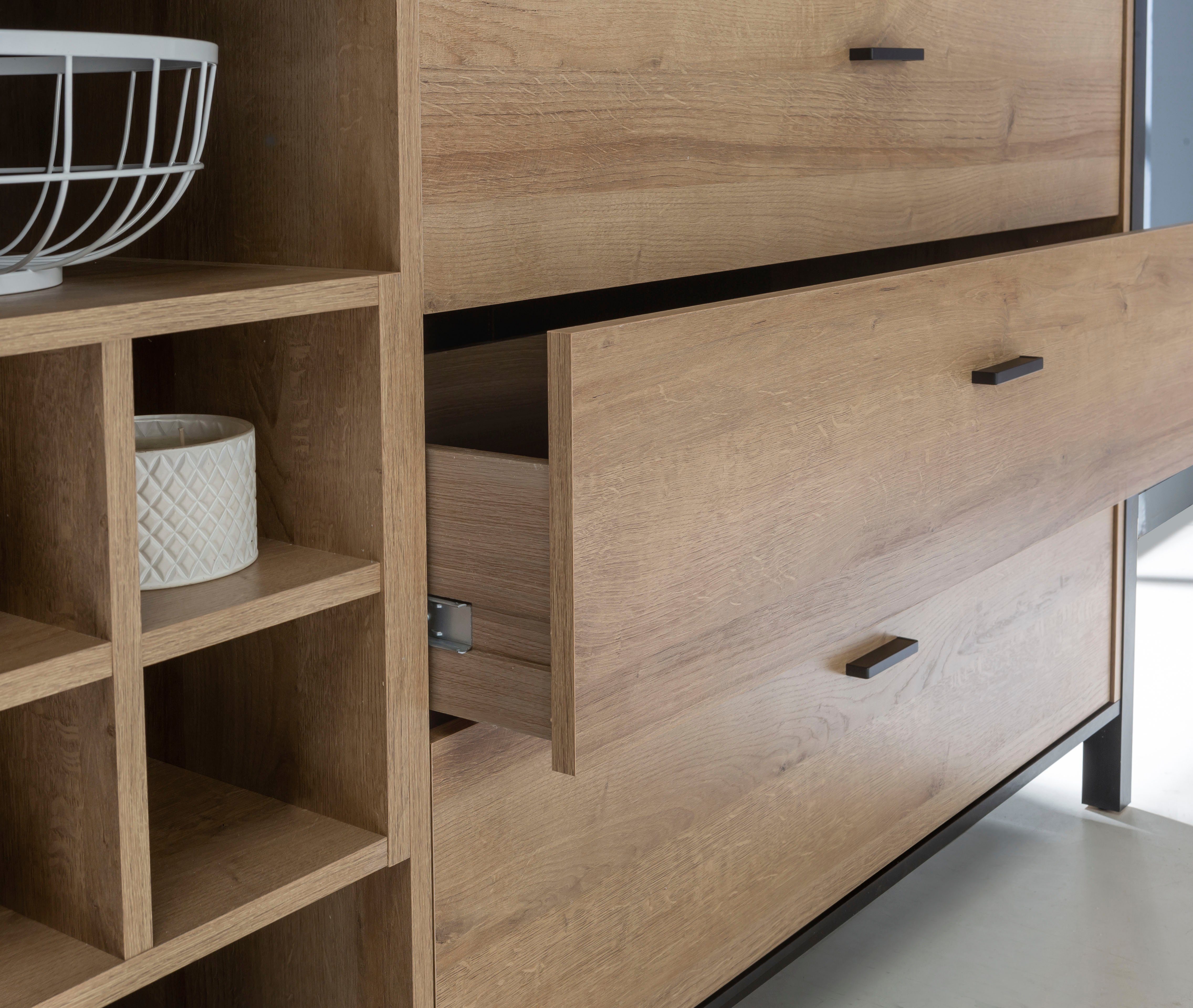 FORTE Dressoir High Rock Breedte ca. 186 cm