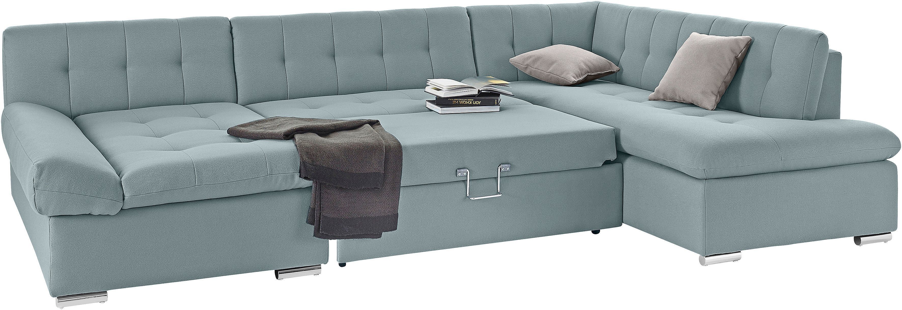 TRENDMANUFAKTUR Zithoek Reggae II, incl. armleuningverstelling, tijdloos modern, comfortabel, U-vorm
