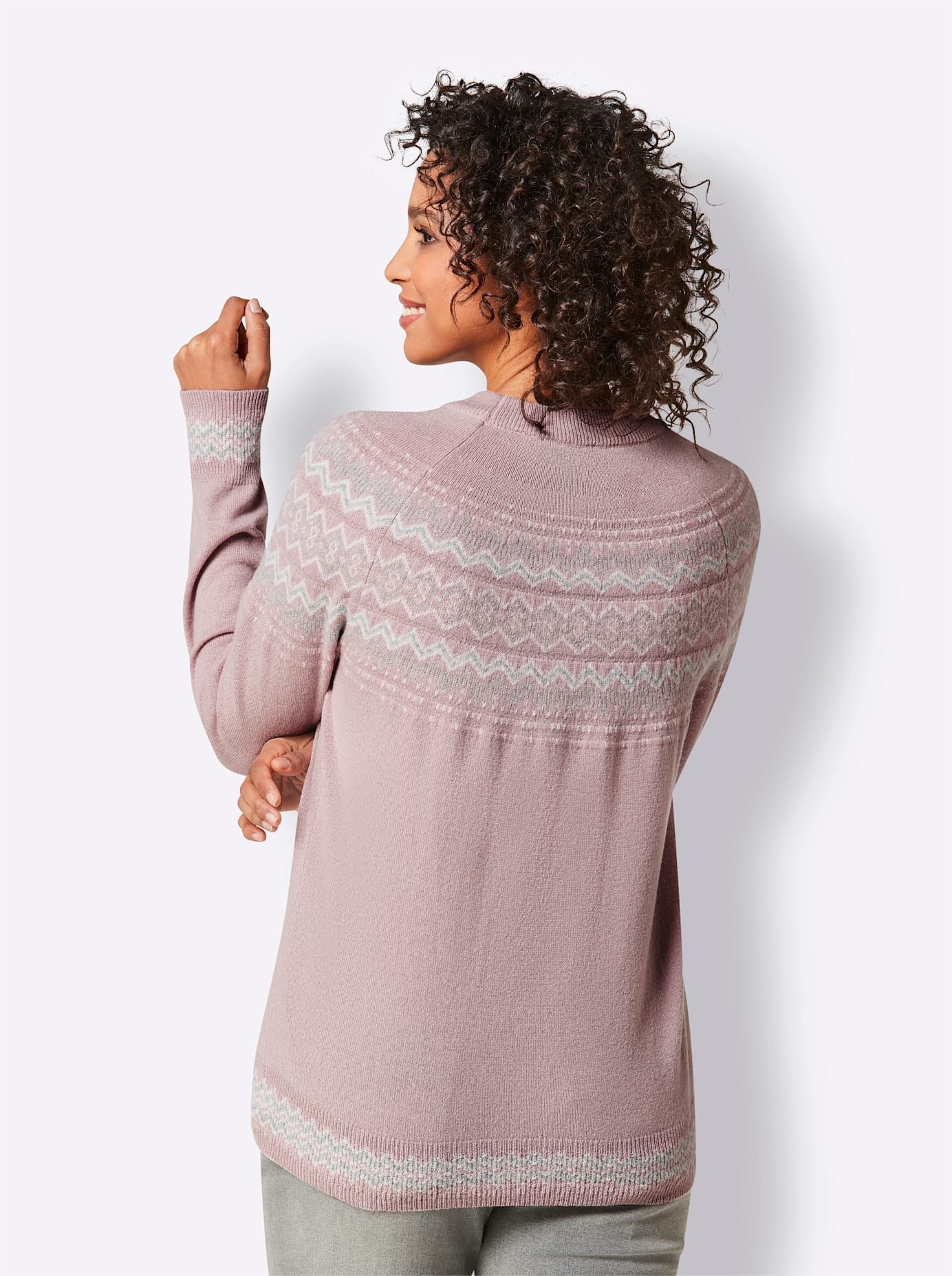 CREATION L PREMIUM Noorse trui Kasjmier-wollen Pullover