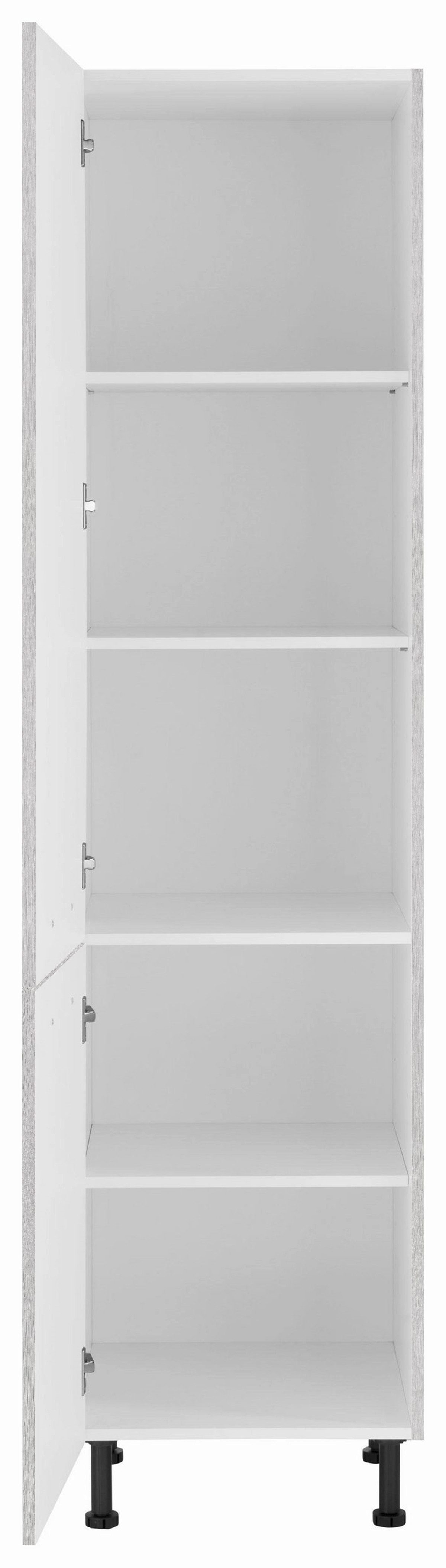 wiho Küchen Smalle kast Nisos 60 cm breed, in hoogte verstelbare poten