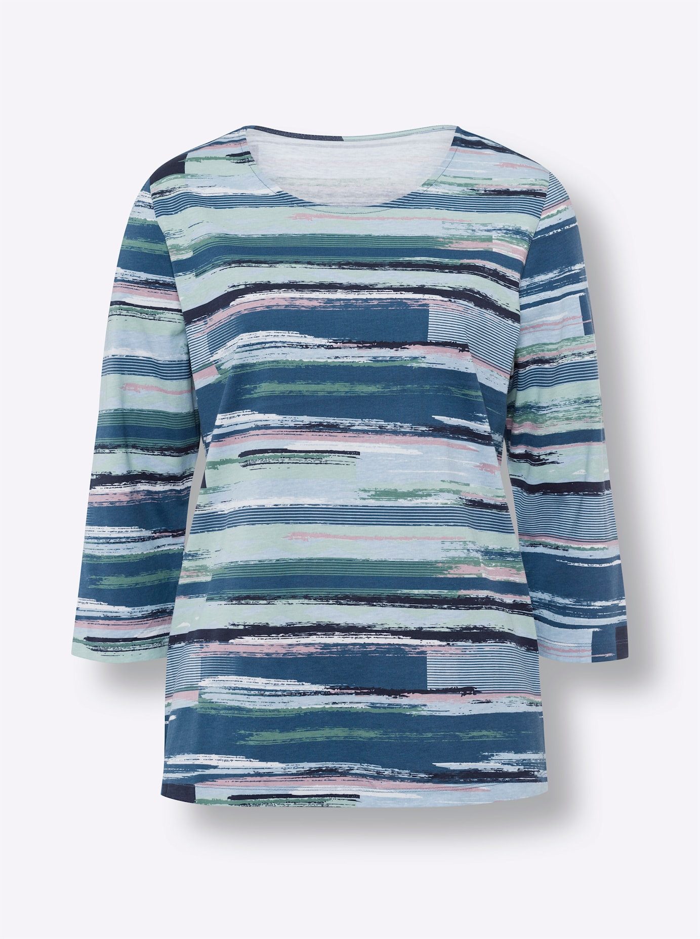 Classic Basics Shirt met print Shirt met 3/4-mouwen (1-delig)