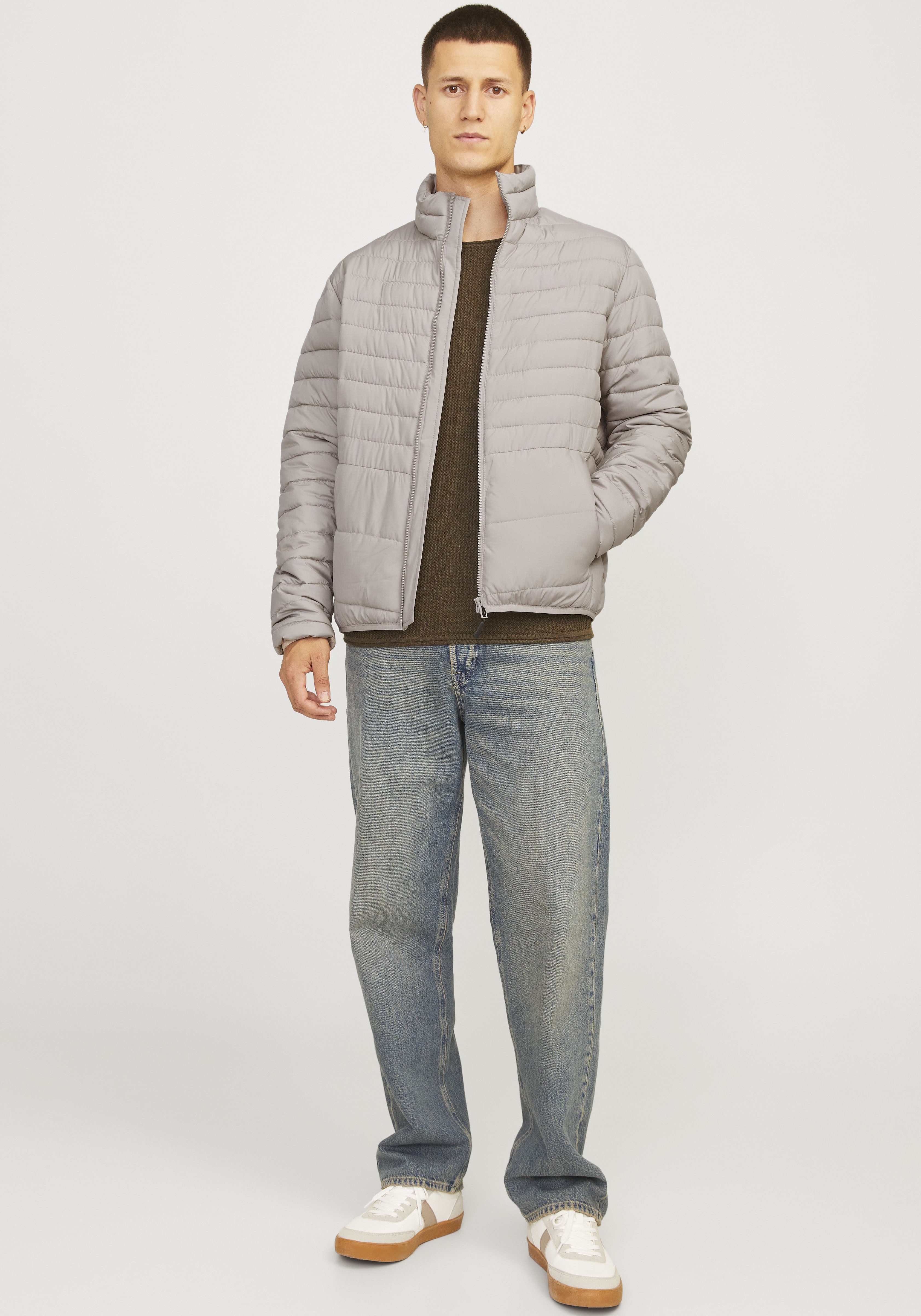Jack & Jones Gewatteerde jas JJESTATE PACKABLE PUFFER COLLAR NOOS