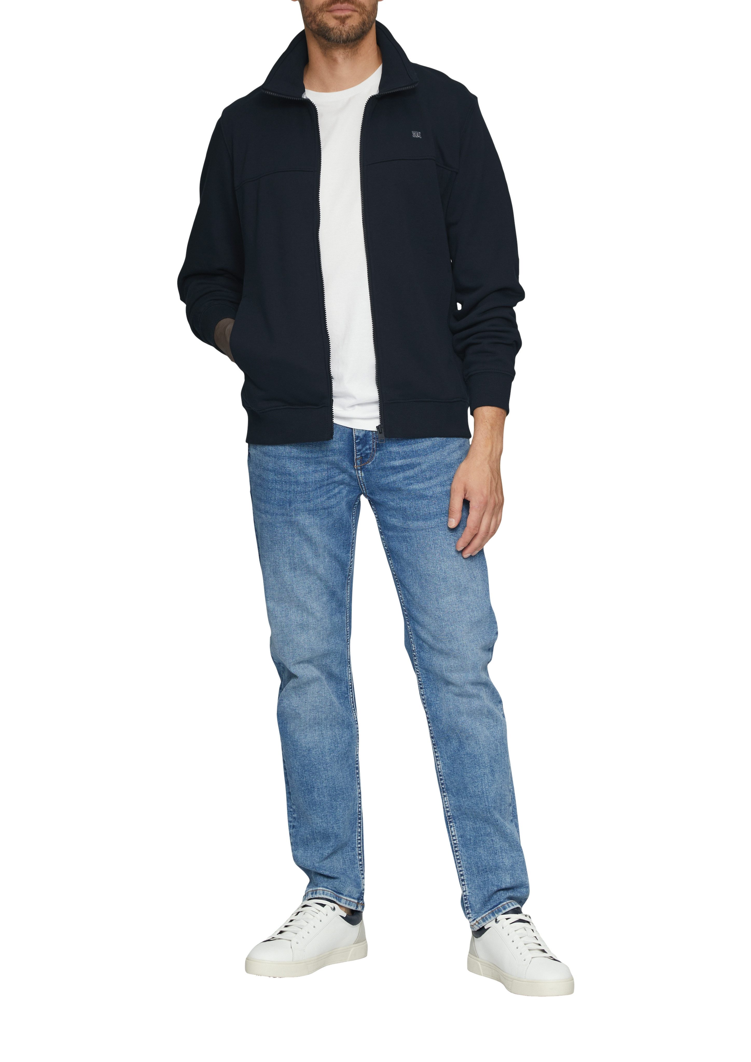 s.Oliver Sweatshirt met geborduurd logo