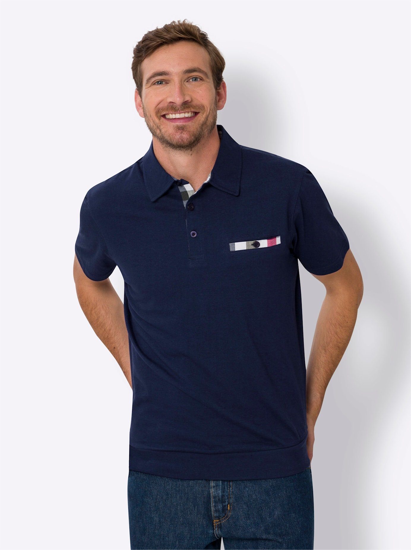 Classic Poloshirt met korte mouwen (1-delig)