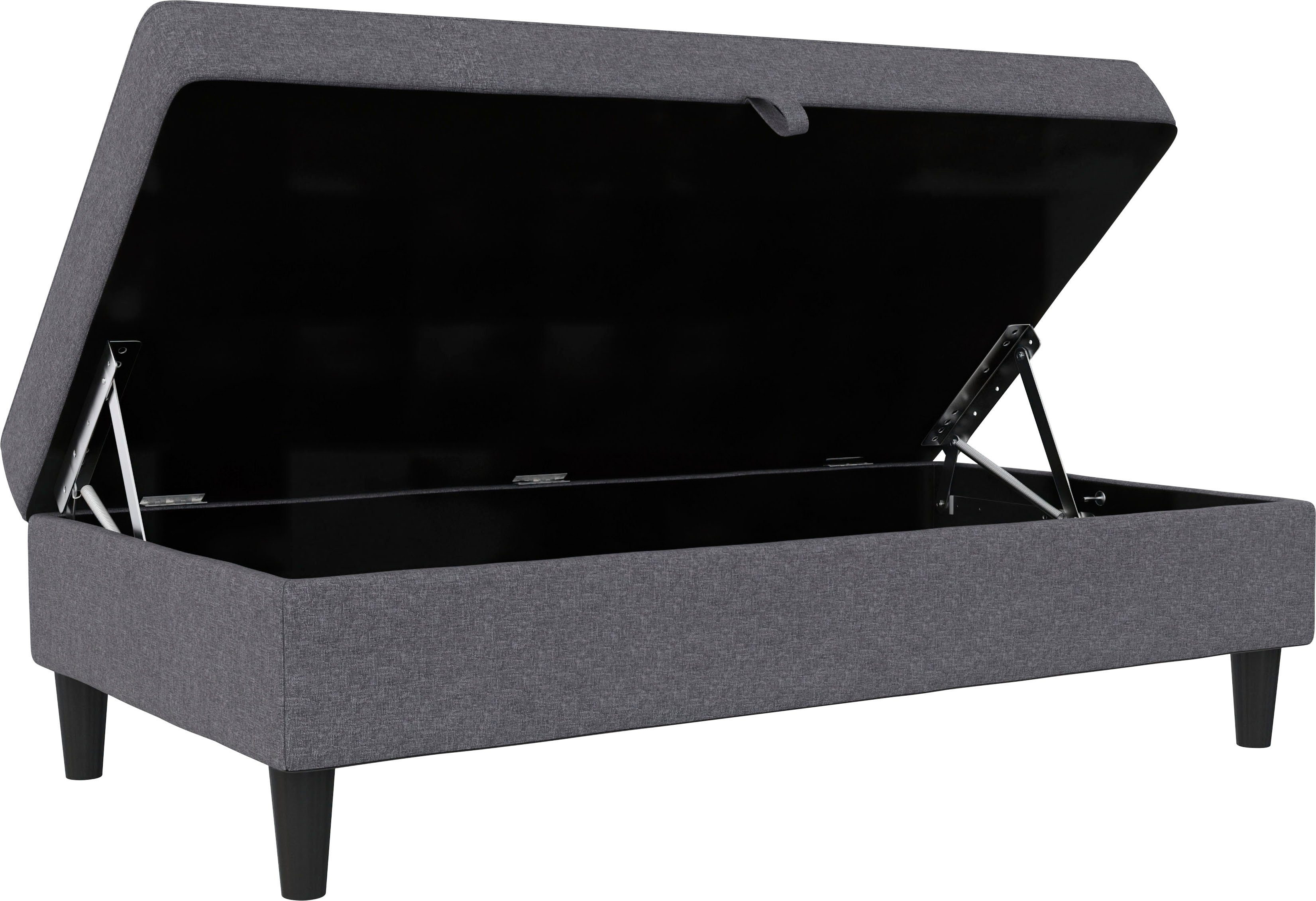 Dorel Home Hocker met bergruimte Hartford Hocker met bergruimte, vrij plaatsbaar, zithoogte 43 cm
