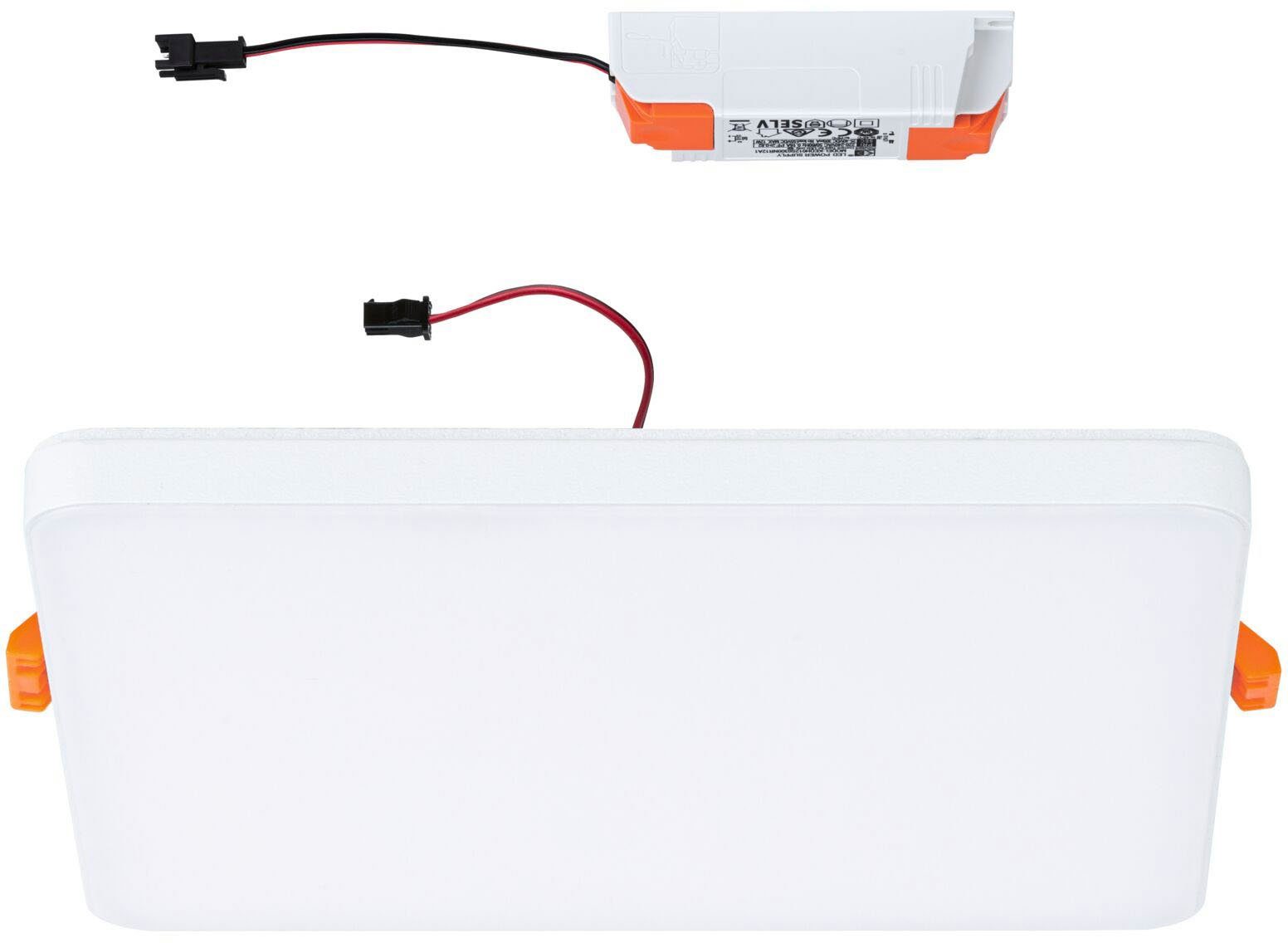 Paulmann Ledinbouwlamp Veluna VariFit Edge IP44 vierkant 160x160mm 1100lm 4000K Wit (1 stuk)