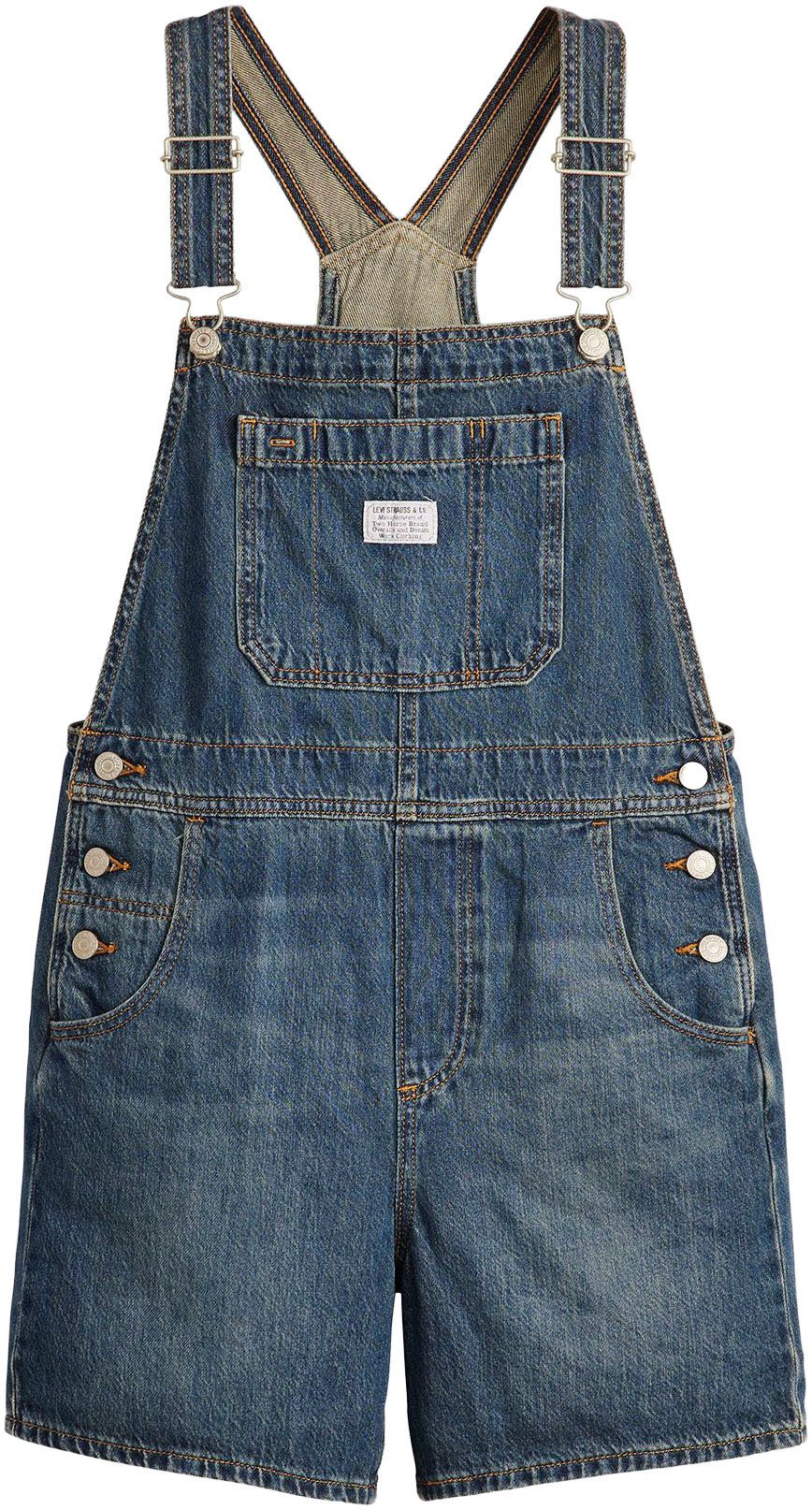 Levi's® Tuinbroek UTILITY SHORTALL in five-pocketsstijl