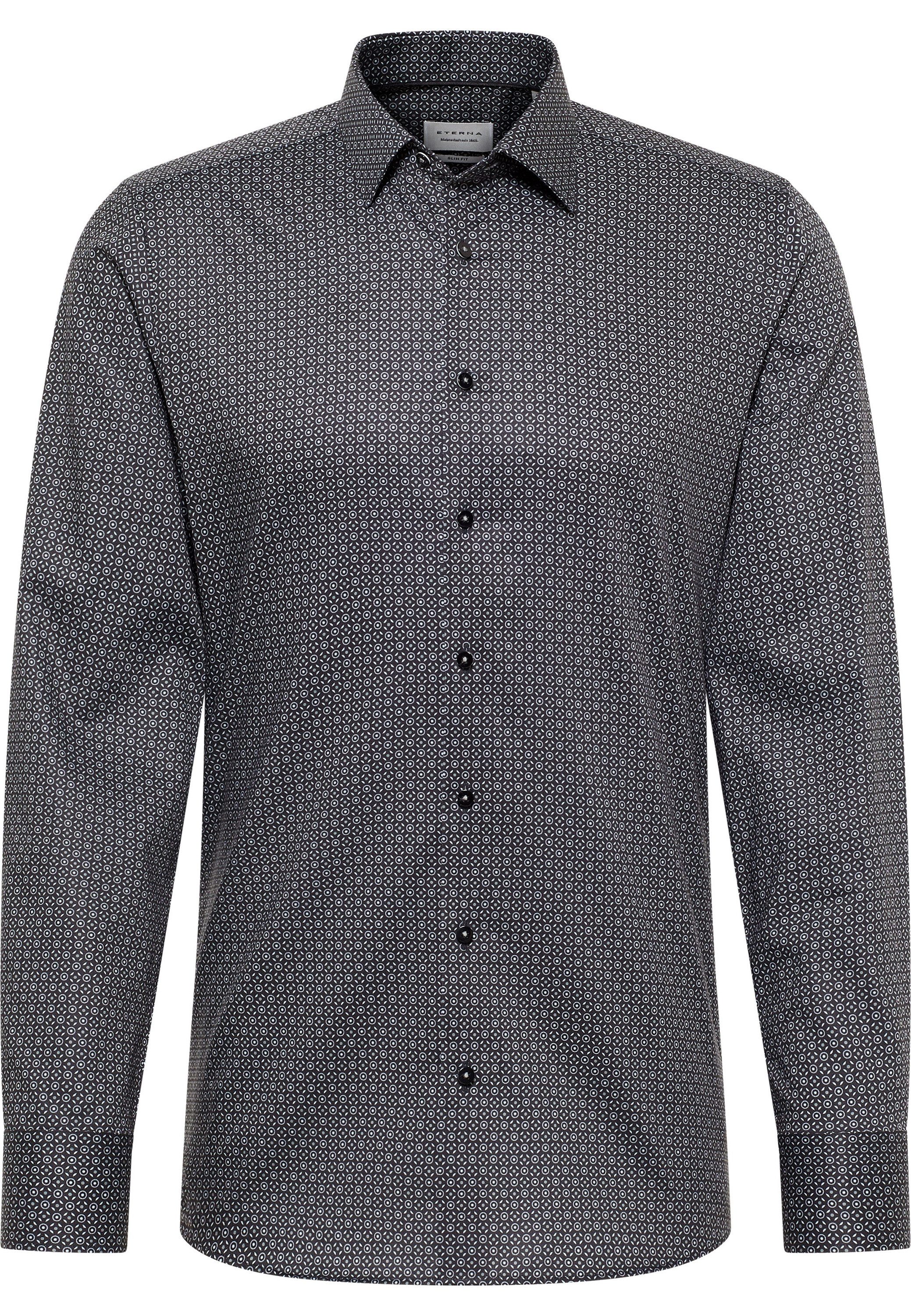 Eterna Overhemd met lange mouwen Slim fit NON IRON (strijkvrij)