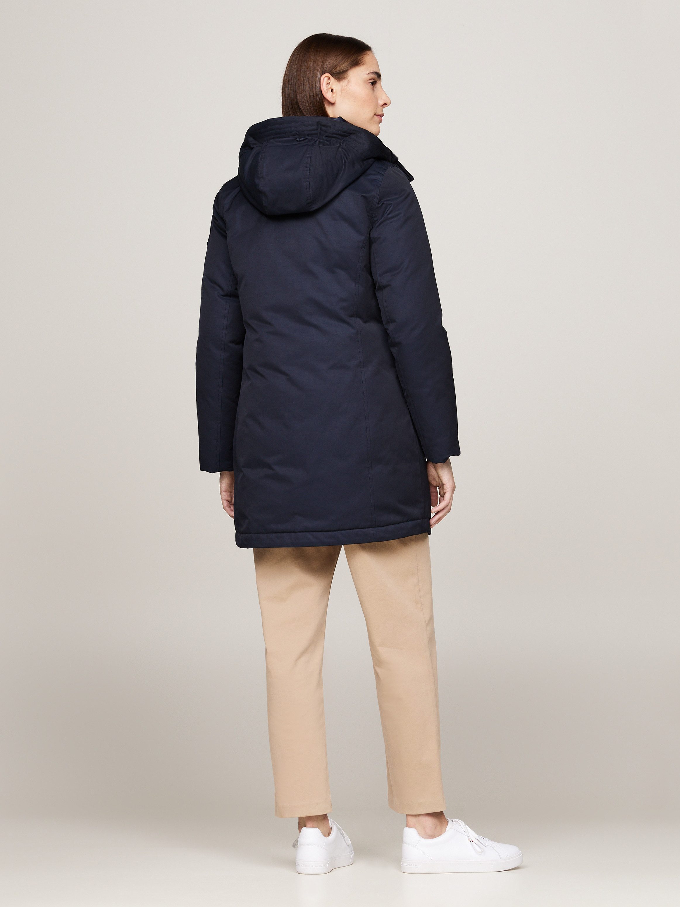 Tommy Hilfiger Parka met gestempeld logo
