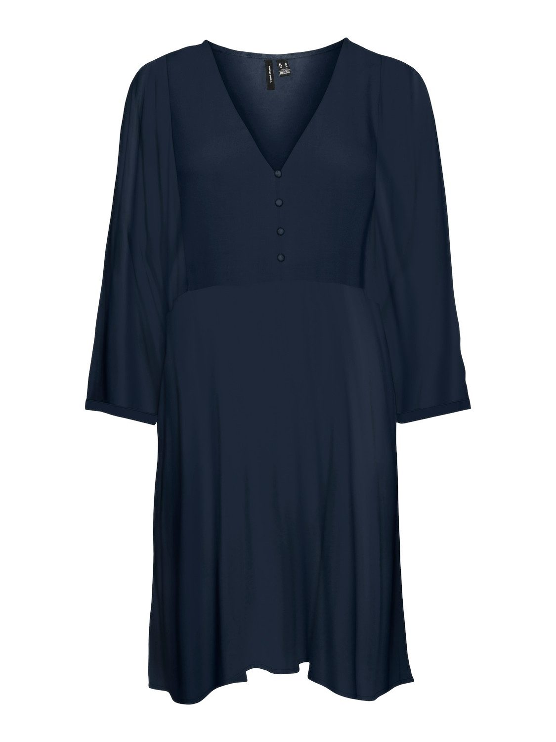 Vero Moda Mini-jurk VMMENNY 3/4 SLEEVE SHORT DRESS WWN GA