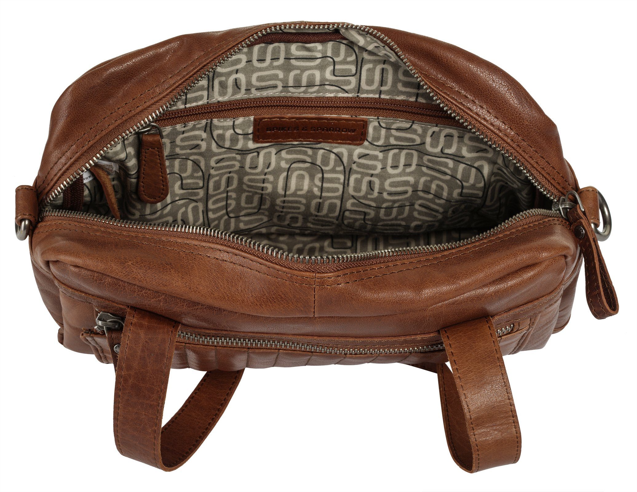 Spikes & Sparrow Tas echt leder