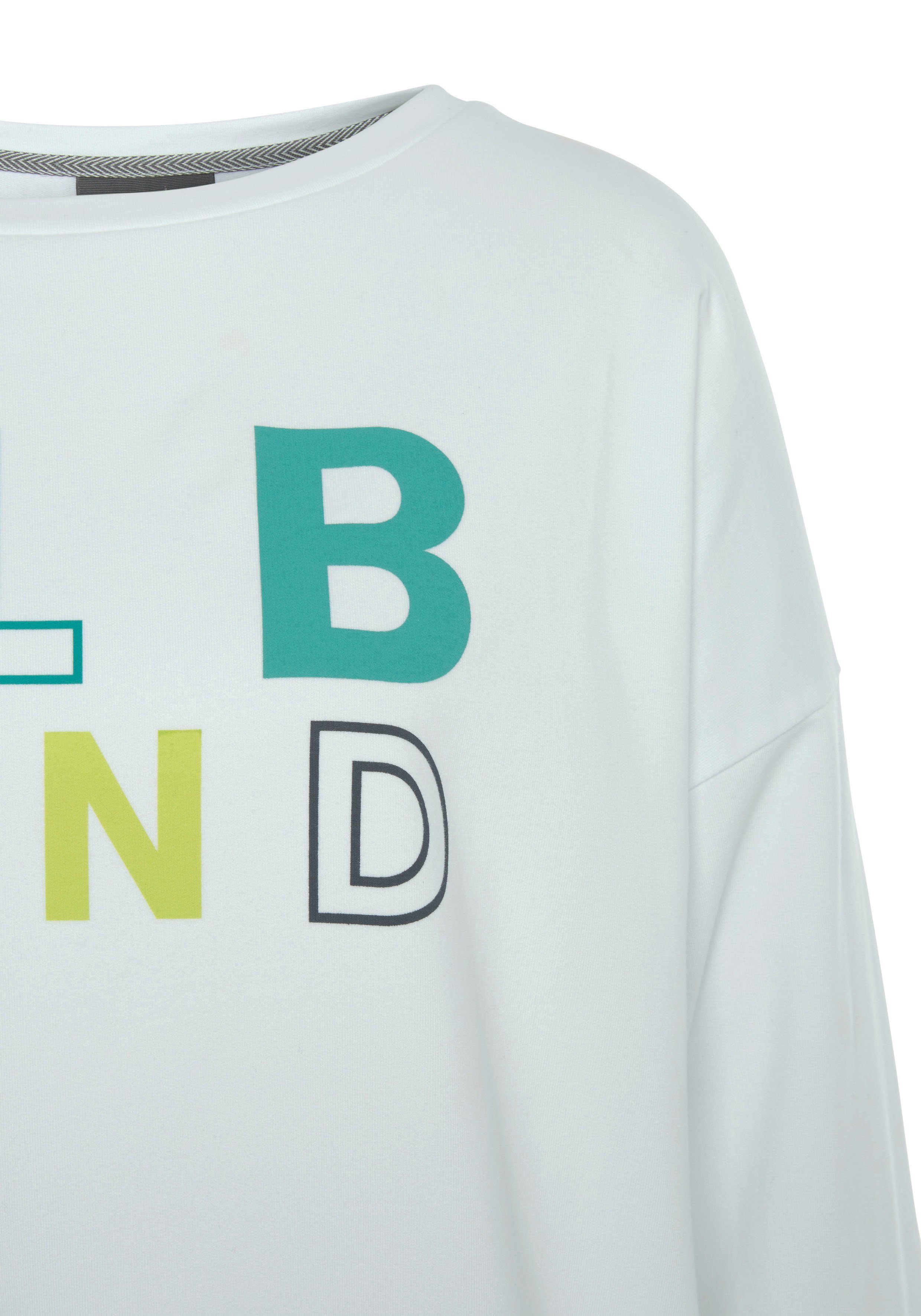 Elbsand Sweatshirt Aliisa met logoprint voor, basic-pasvorm, sportief-casual