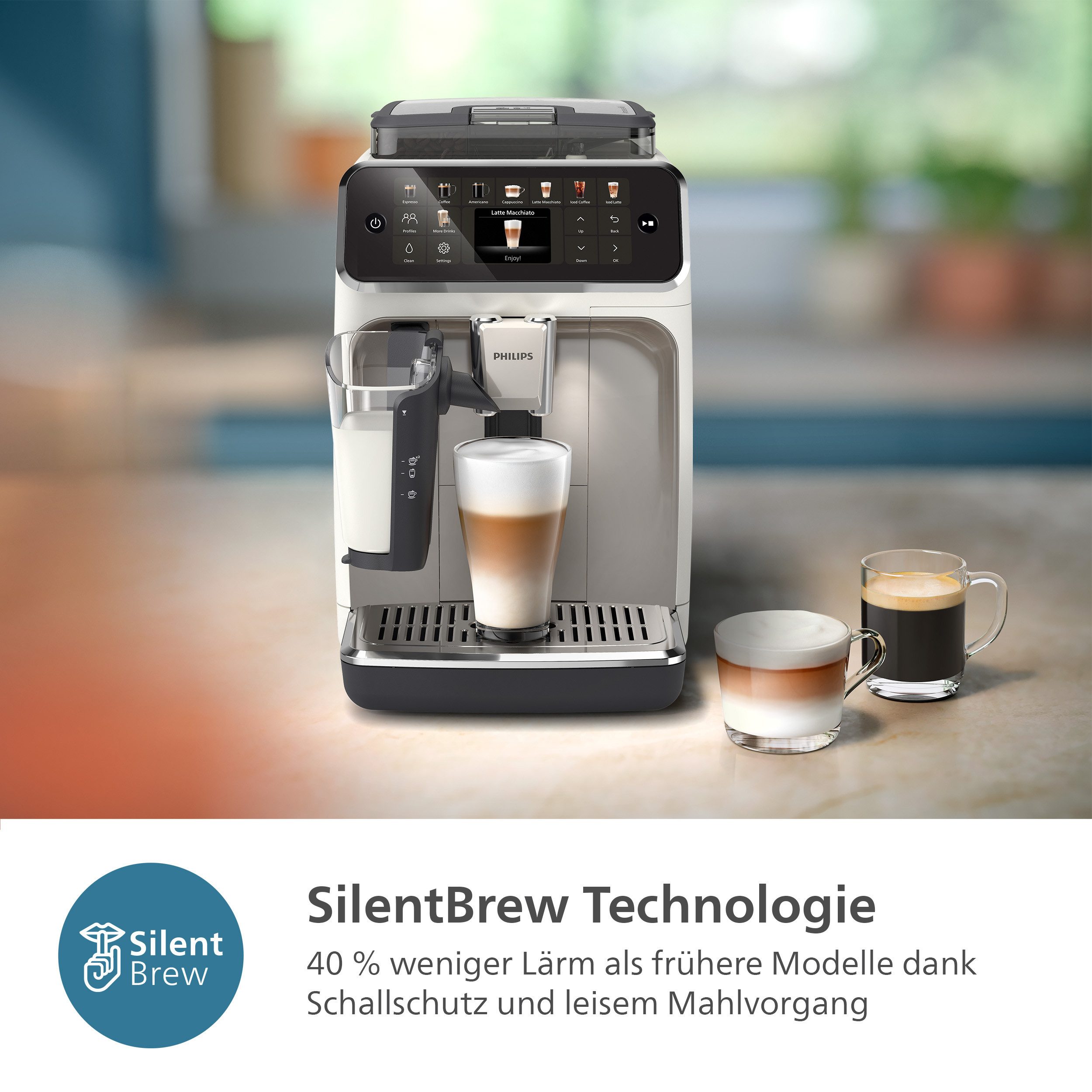 Philips Volautomatisch koffiezetapparaat EP5547/90 5500 Series, 20 koffiespecialiteiten (heet of ijskoud)