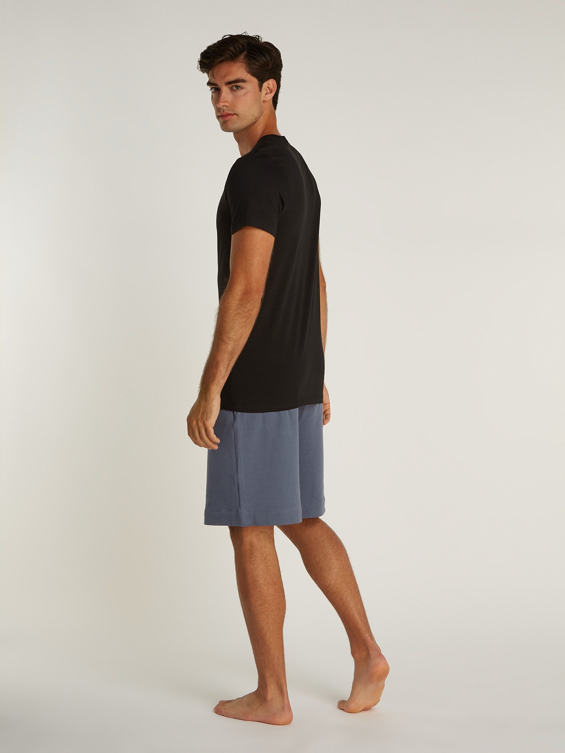 Calvin Klein T-shirt S/S CREW NECK 3PK met geborduurd logo (3-delig, Set van 3)