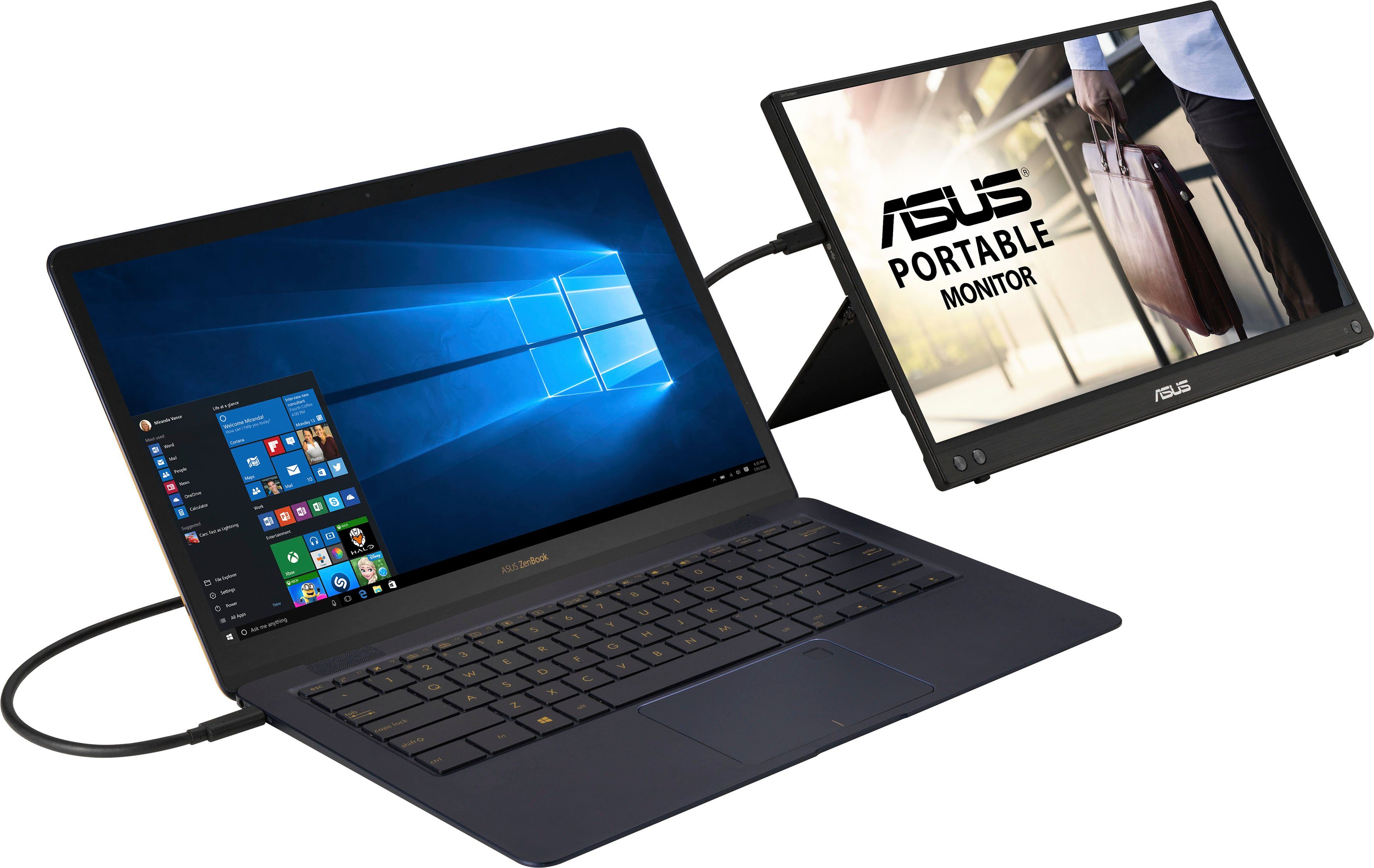 Asus Losse monitor MB16ACV, 40 cm / 16", Full HD