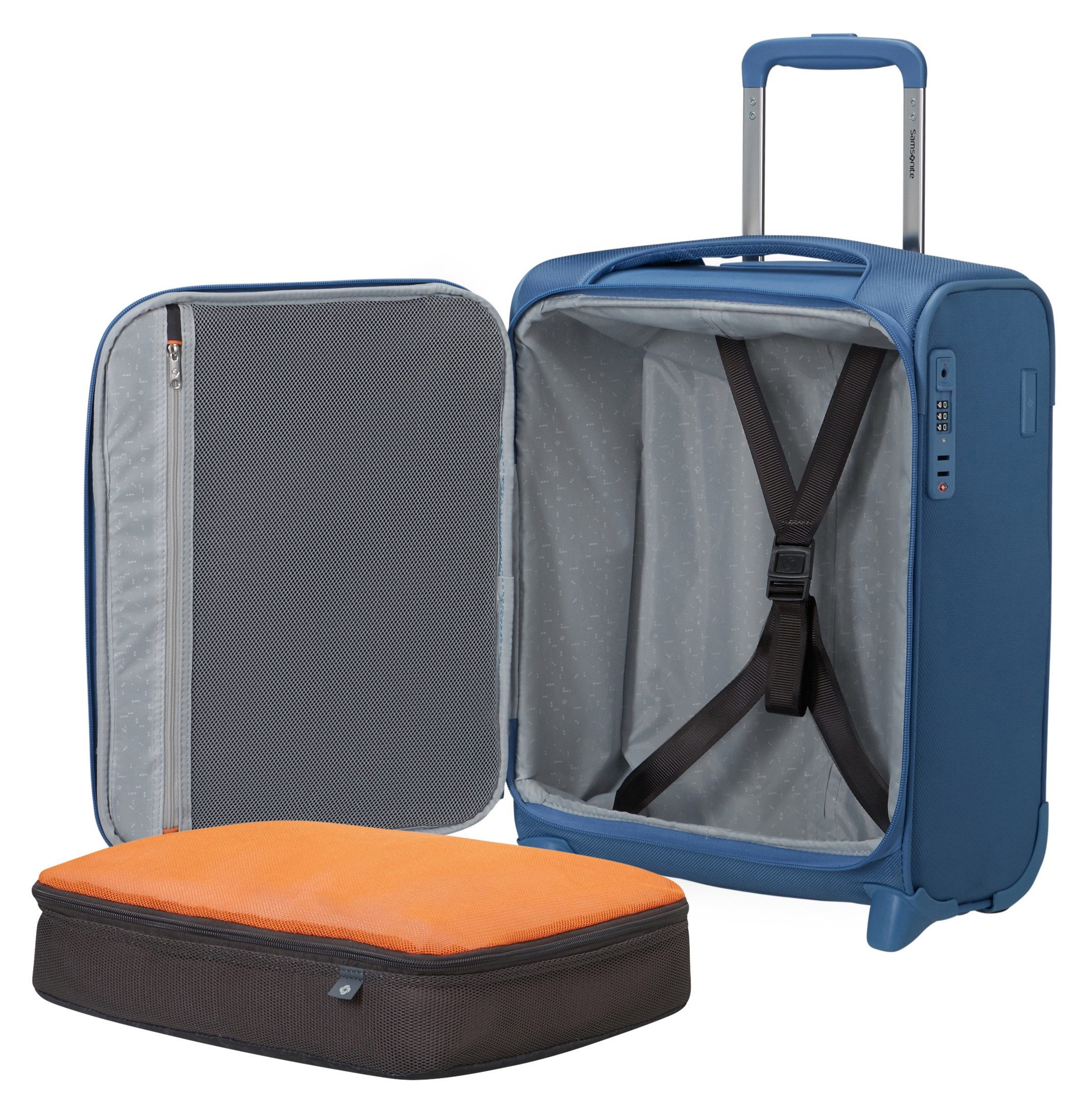 Samsonite Zachte bagage trolley RE-LITE, 45 cm (set, 2 stuks)