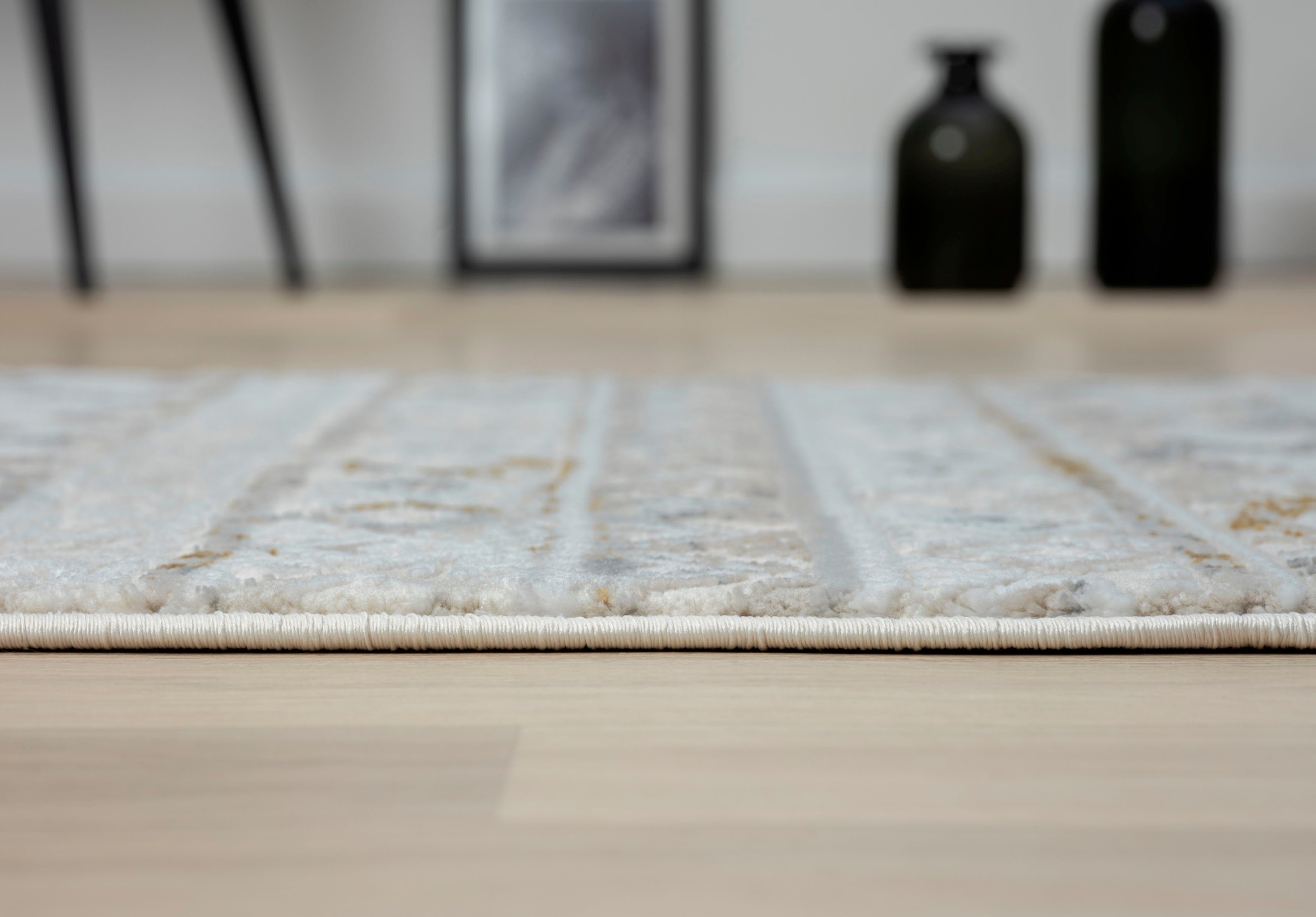 Myflair Möbel & Accessoires Vloerkleed Mijn Nomady voorraadopruiming Kortpolig, Scandi-ontwerp, bijzonder zacht door microvezel, met franjes