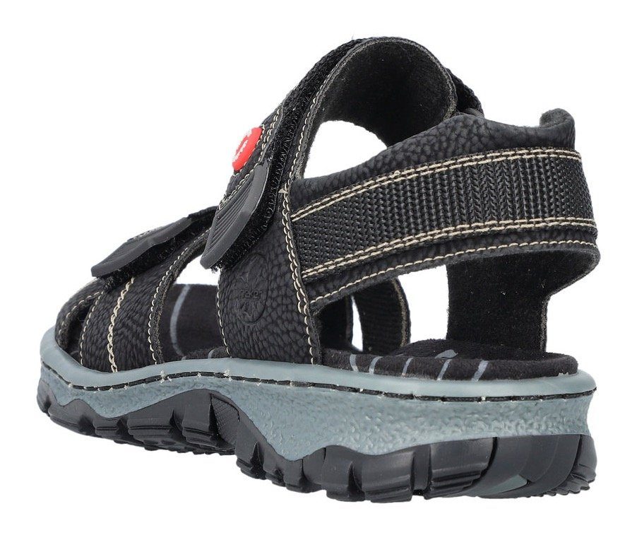 Rieker Sandalen zomerschoen, outdoorschoen, sleehak, in trekkinglook