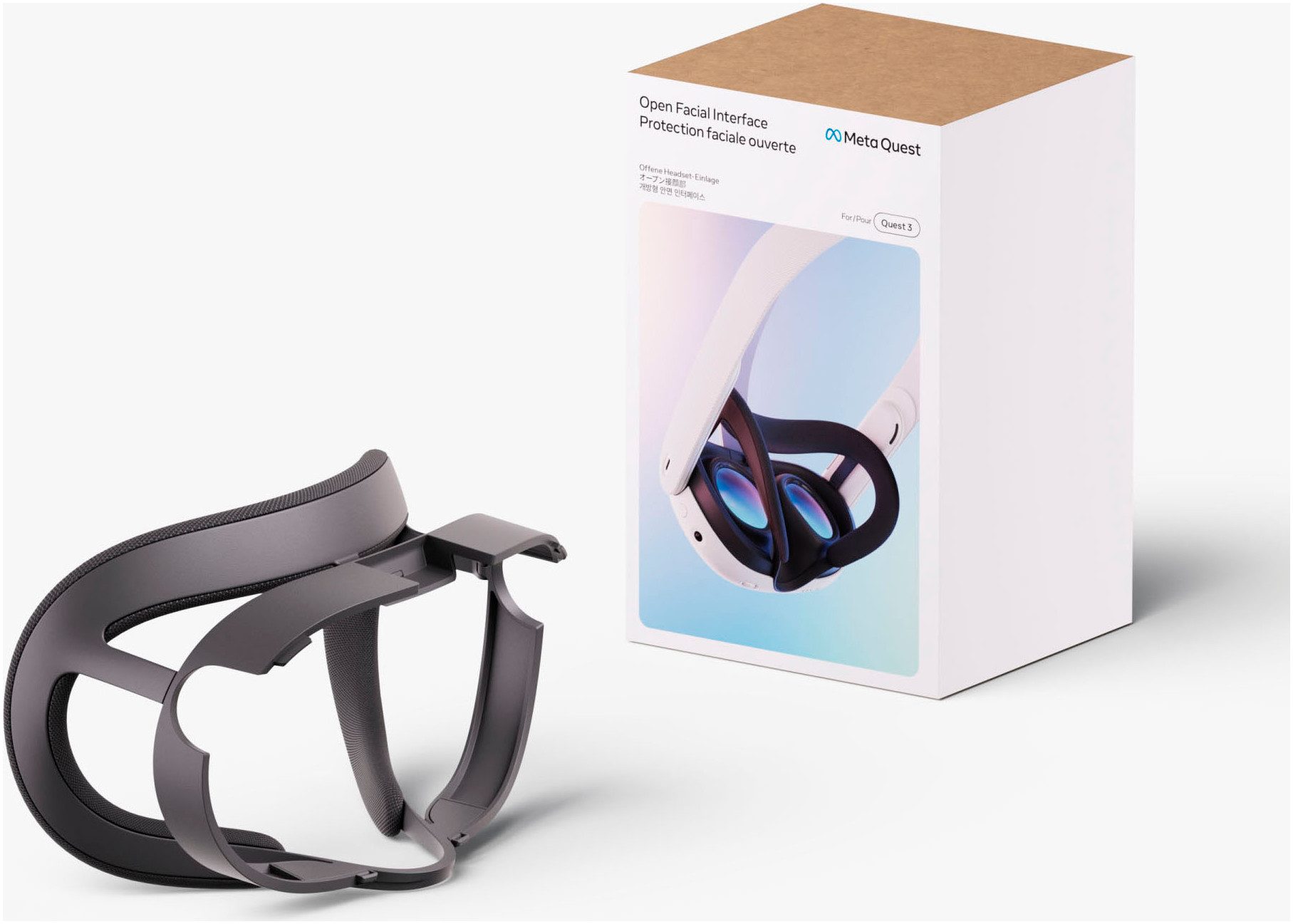Meta Quest VR-brilhouder Open headsetinleg voor Meta Quest 3