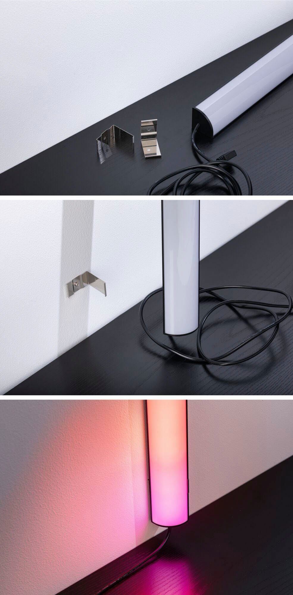 Paulmann Led-strepen EntertainLED Lightbar Dynamic Rainbow RGB 30x30mm 2x1W 2x48lm (1 stuk)
