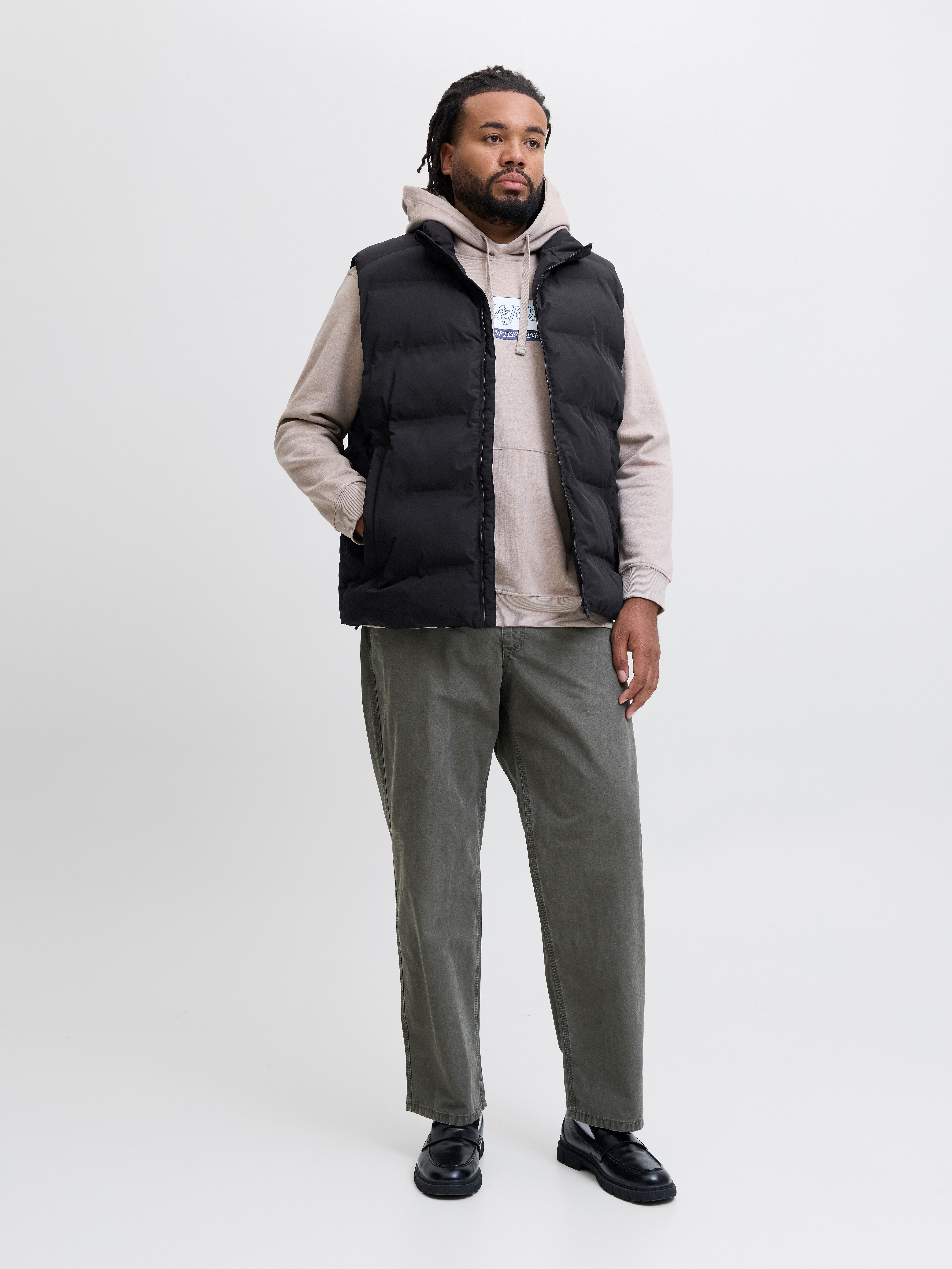 Jack & Jones PlusSize Bodywarmer JJESOHO BODYWARMER COLLAR SN PLS