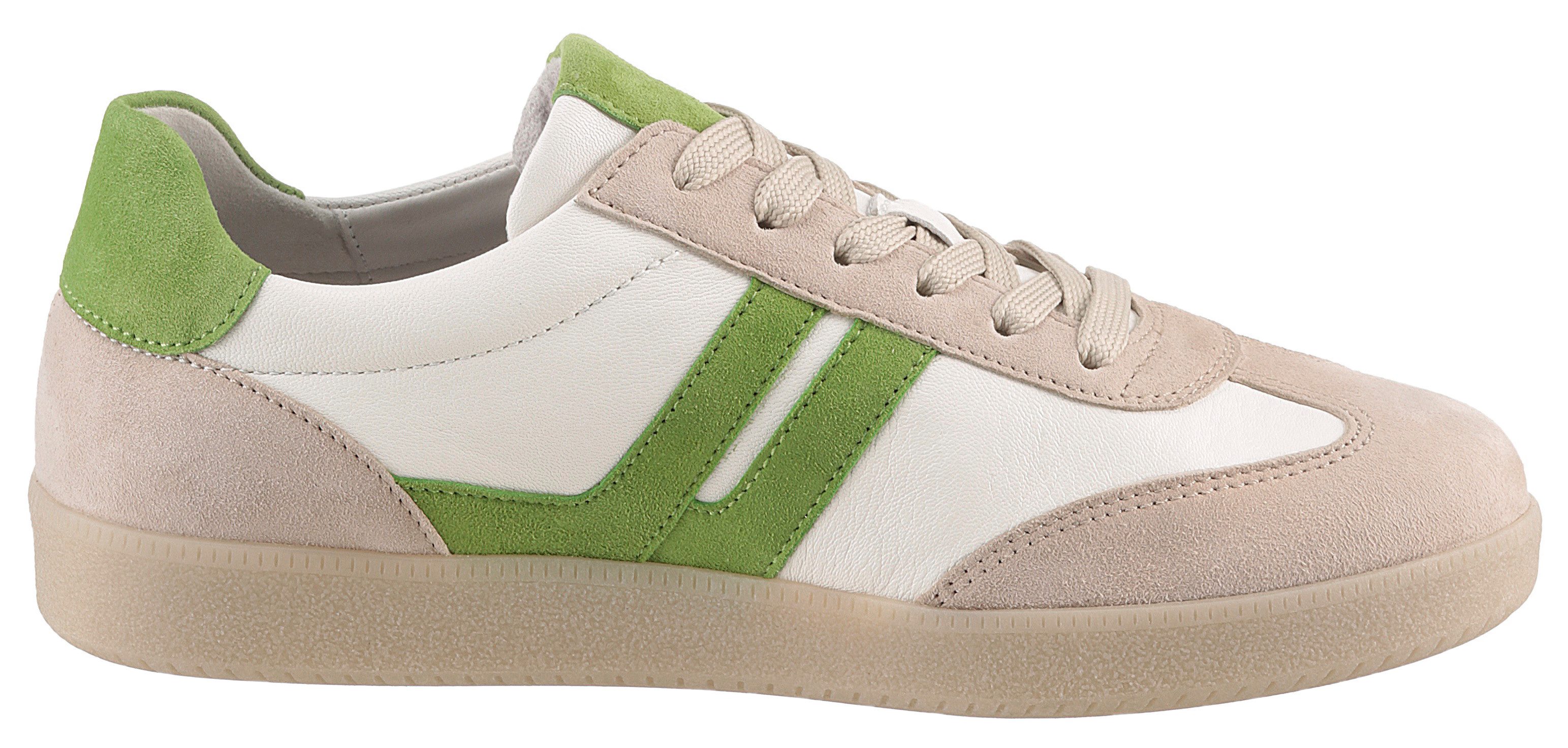 Gabor Plateausneakers , vrijetijdsschoen, halfschoen, veterschoen met gepolsterde schacht