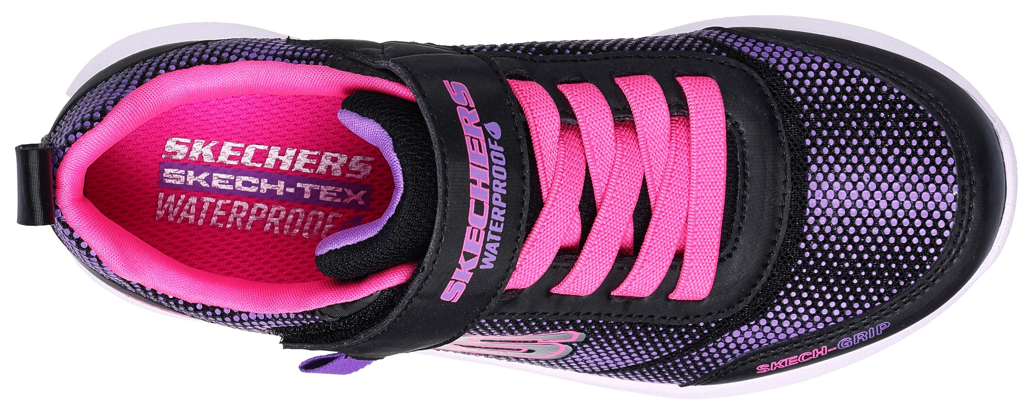 Skechers Sneakers DYNAMIC TREAD vrijetijdsschoen, klittenbandschoen met glanzende textielinzet