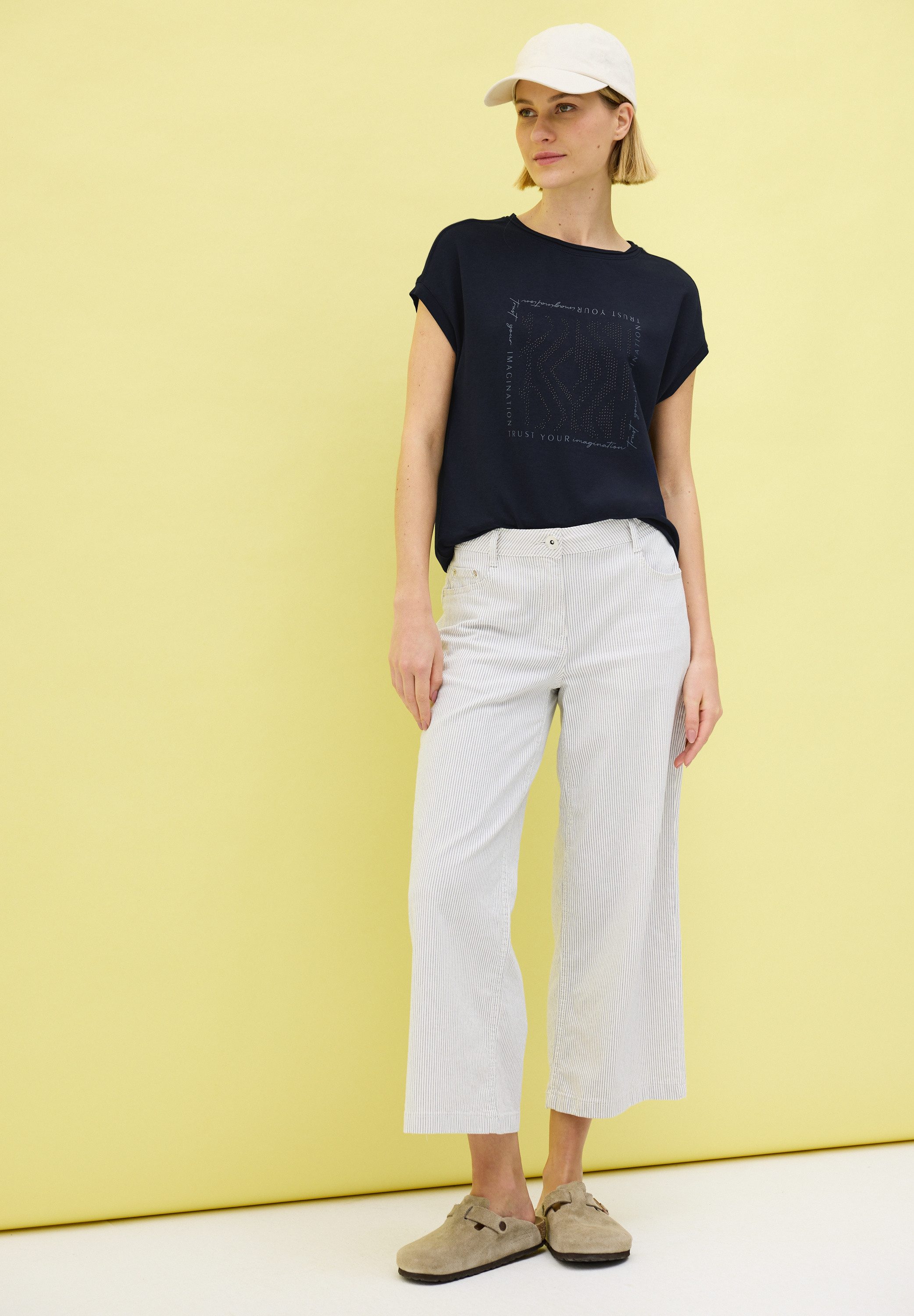 Cecil T-shirt met glitterprint