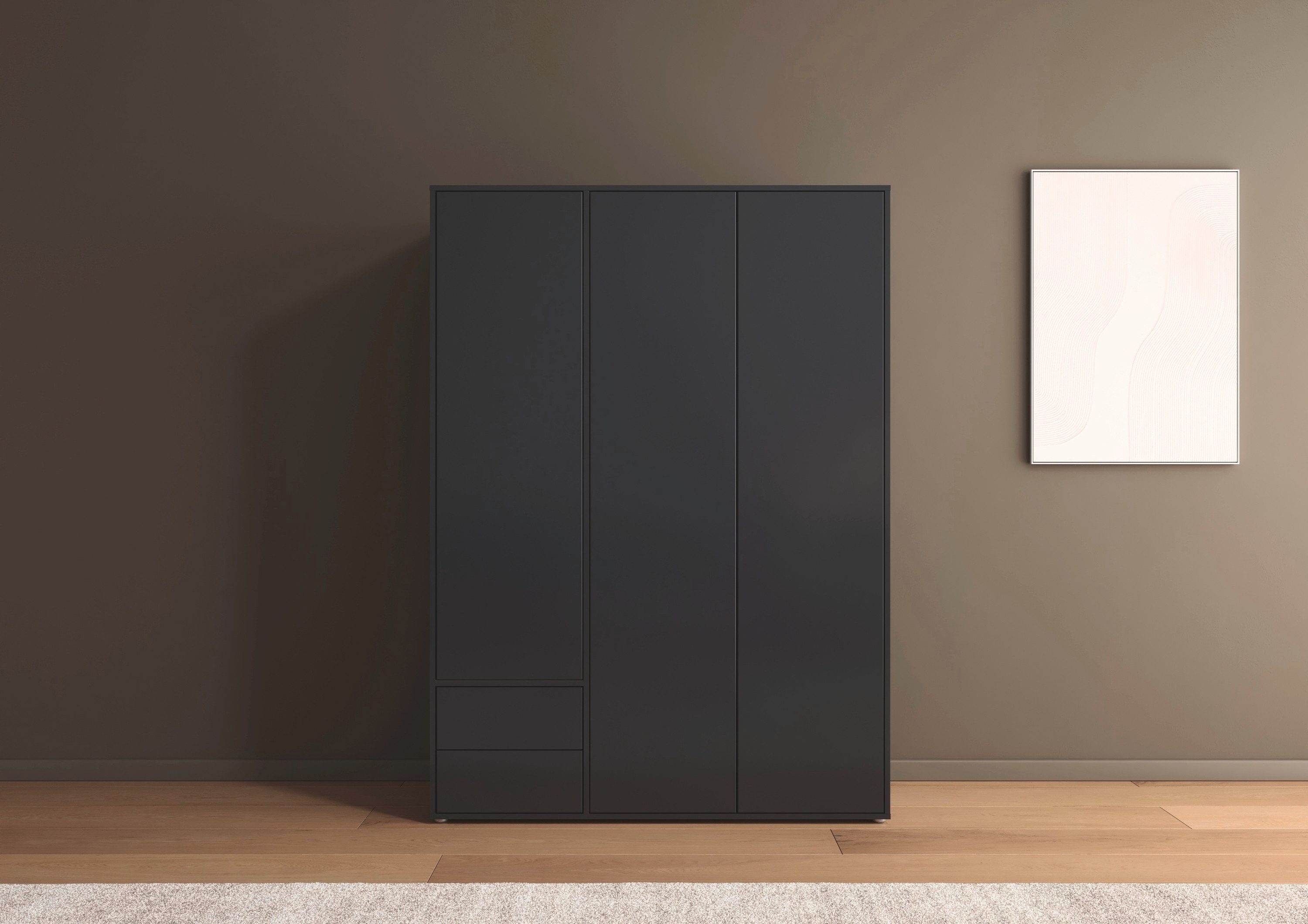 rauch Draaideurkast Kledingkast Kast Garderobe Wasmand NABILA veel Opbergruimte met 2 lades en push-to-open functie topseller made in germany