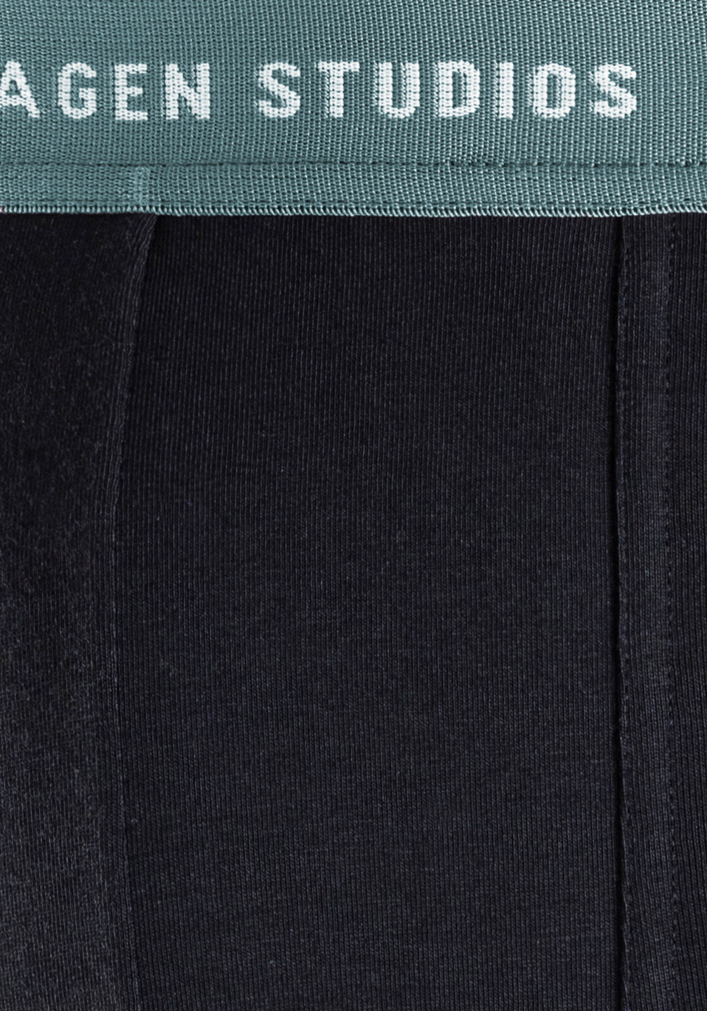 Copenhagen Studios Lange boxershort Boxershorts voor heren met langere pijpen en logo-tailleband (3 stuks)