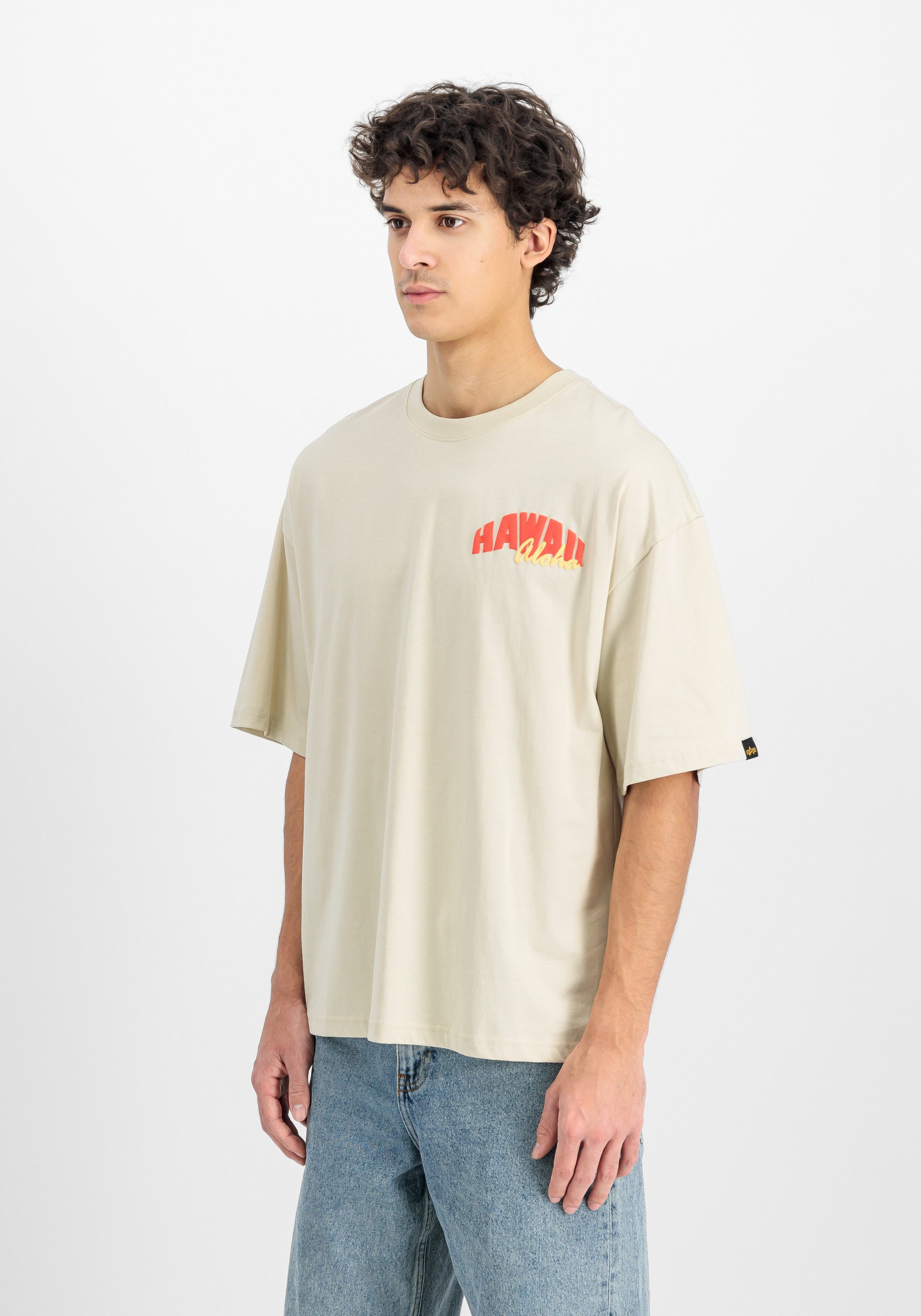 Alpha Industries T-shirt Hawaii Aloha Backprint T-Shirt