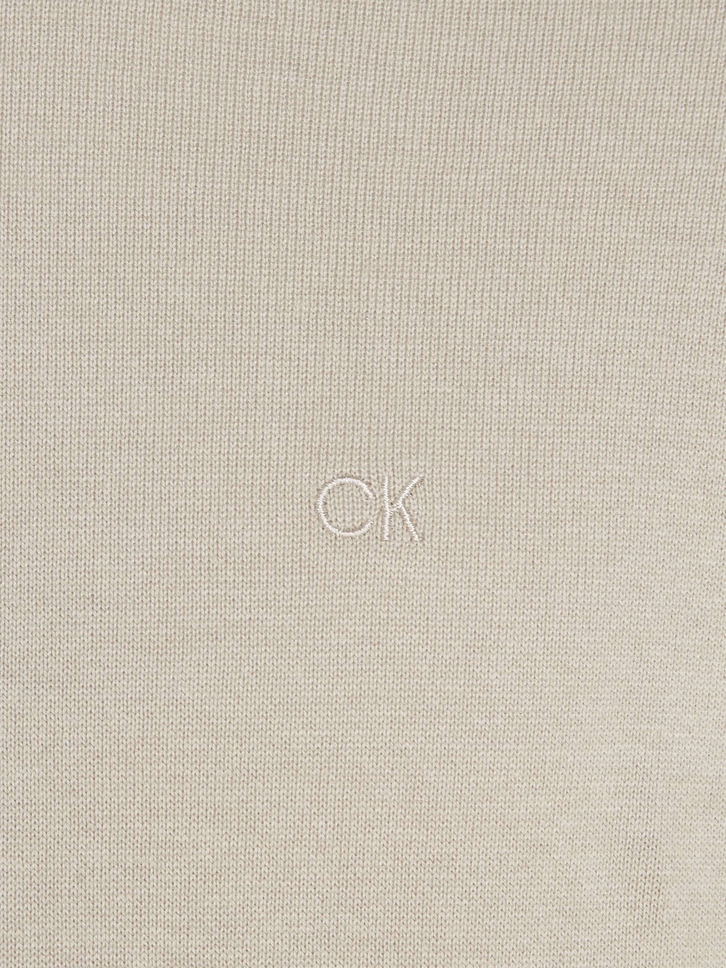Calvin Klein Trui met ronde hals COTTON SILK BLEND CN SWEATER